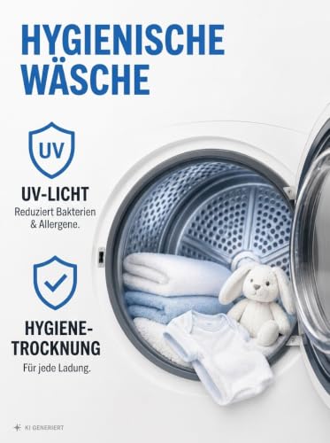 Thumbnail 6 de Midea MDV5EH80WBC Serie V5 Wärmepumpentrockner 8 kg – Energieklasse C