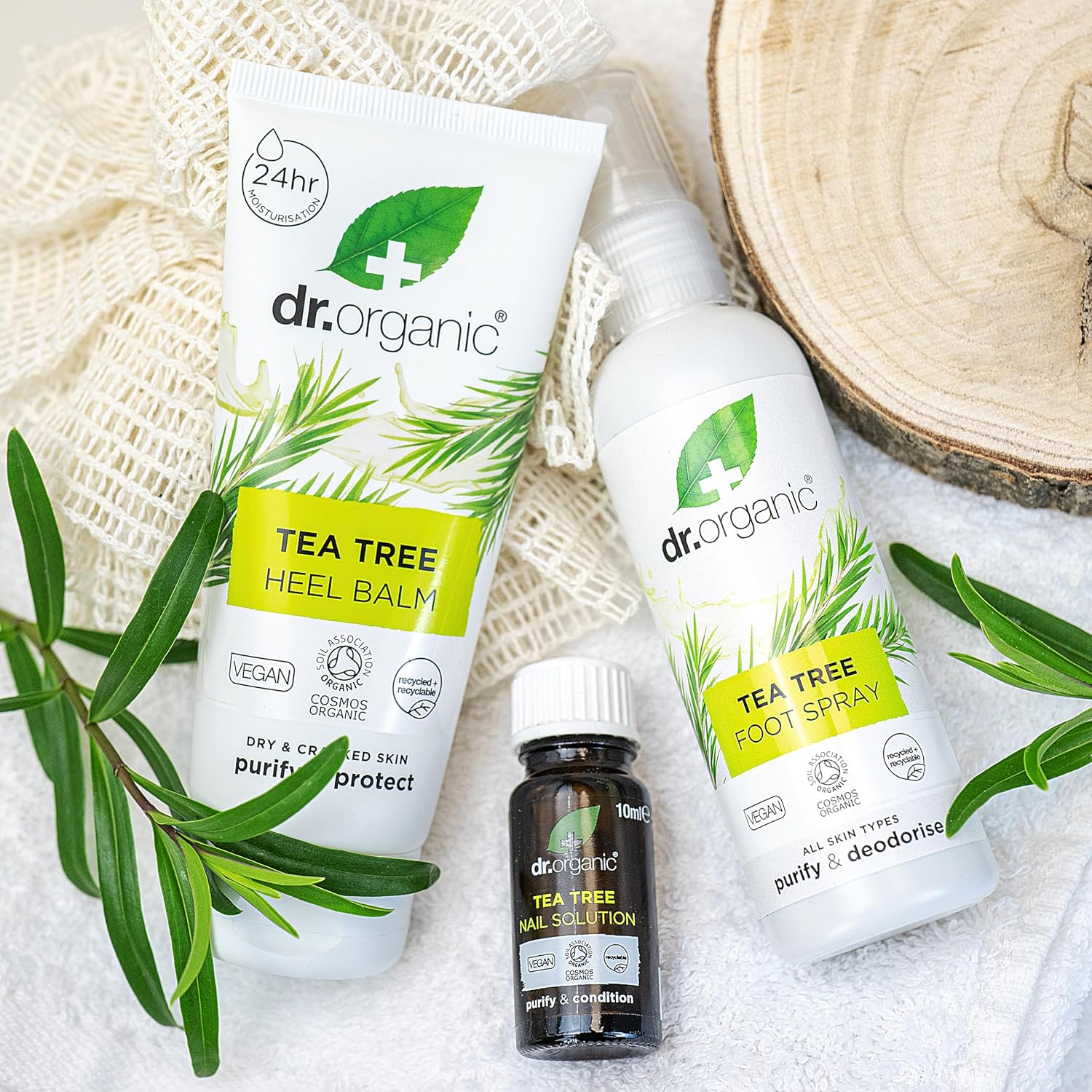 Thumbnail 5 de Dr. Organic Tea Tree-voetspray 100 ml met pepermunt, sneldrogend en aluminiumvrij