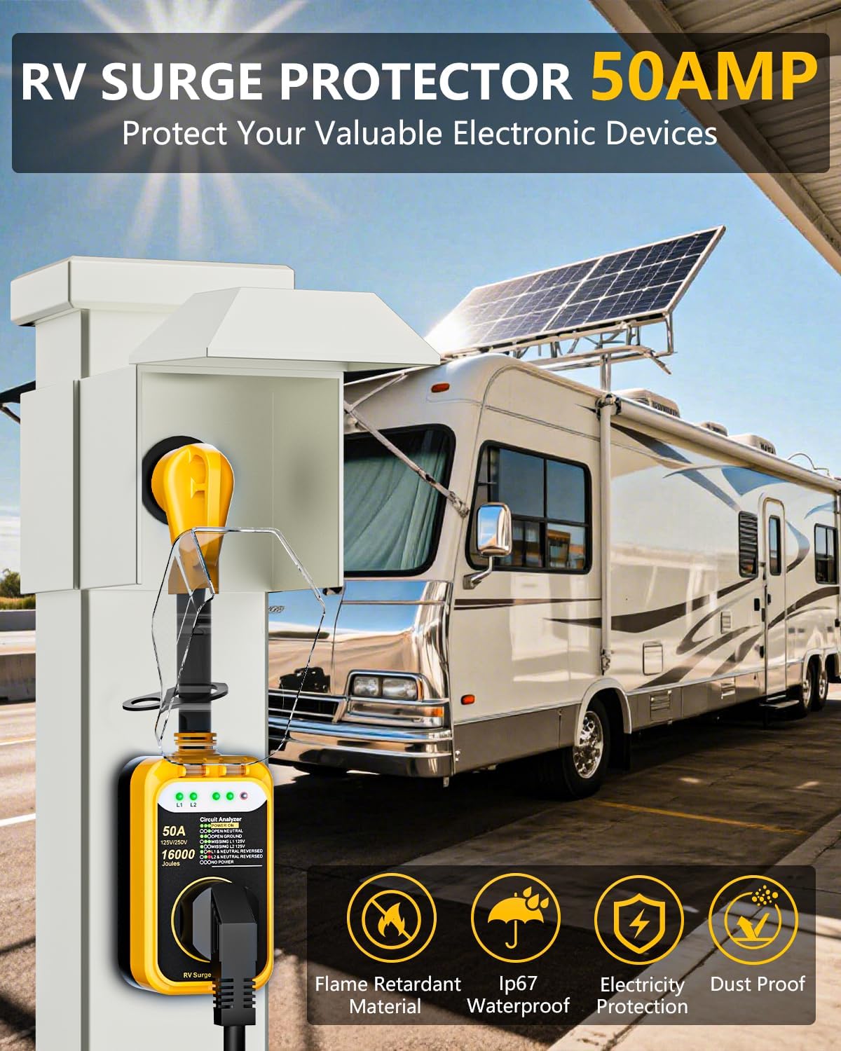 Thumbnail 6 de EPLCSE RV Surge Protector 50 Amp