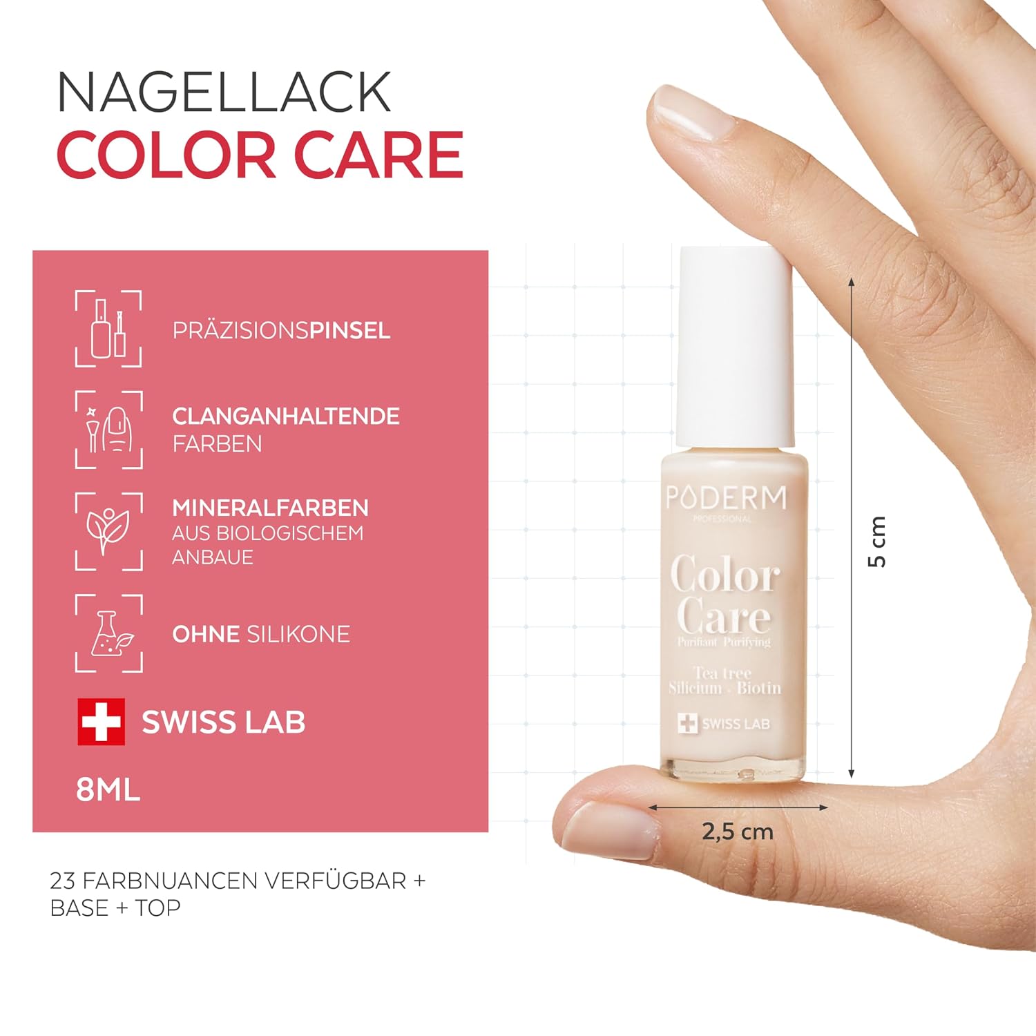 Thumbnail 4 de PODERM Nagellack Nagelmykose Swiss Made 8 ml