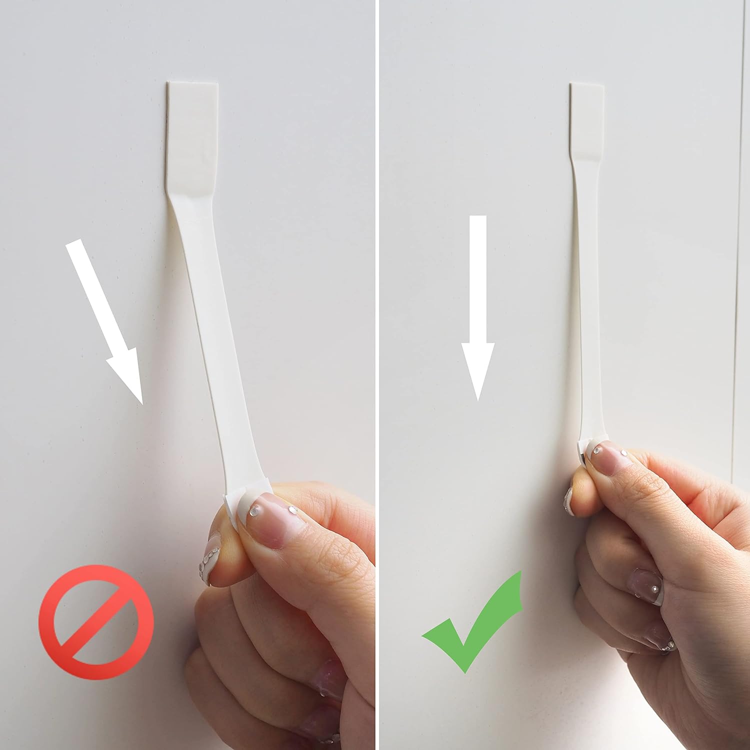 Detalle 1 de Universal frame hanger set, 8 picture hooks