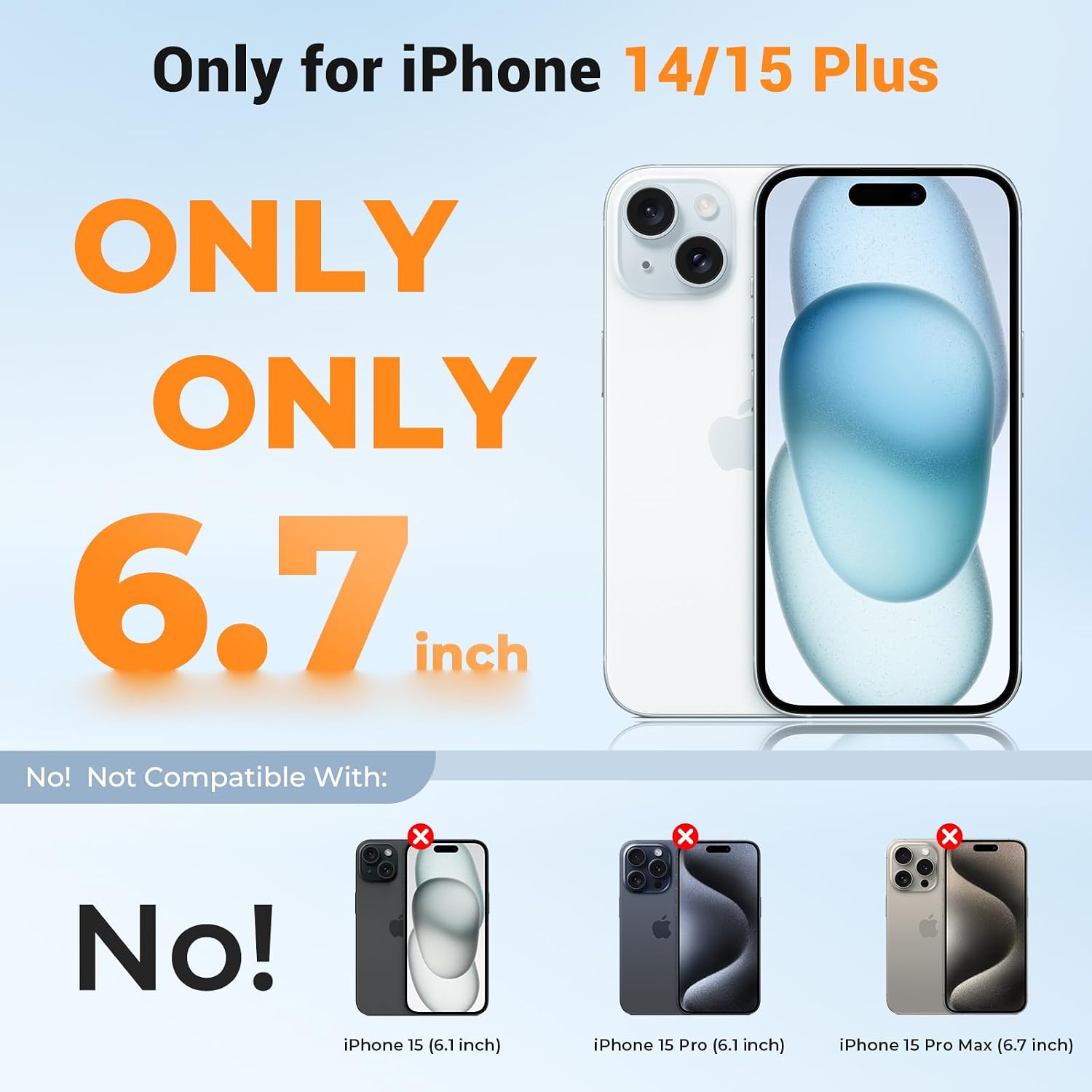 Thumbnail 1 de vnnink iPhone 14 Plus Case Magnetic 4-Airbags
