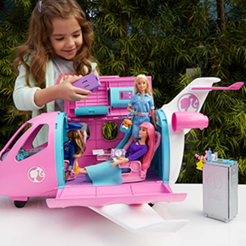 Detalle 2 de Mattel GDG76 Barbie Avión de tus sueños, juguete con accesorios ✈