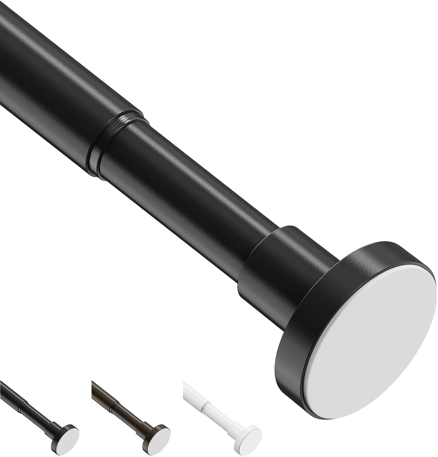 Thumbnail 6 de WELDUN Extendable Shower Curtain Rod 48–190 cm