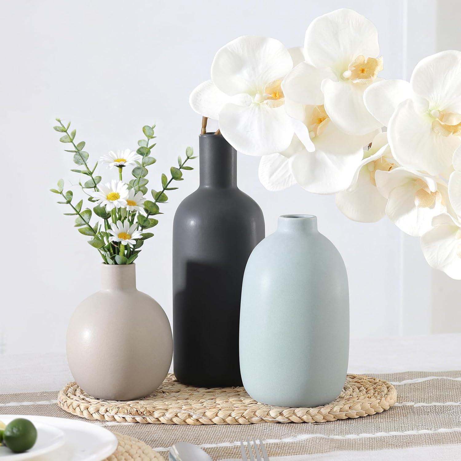 Detalle 1 de Ceramic Vase Set of 3