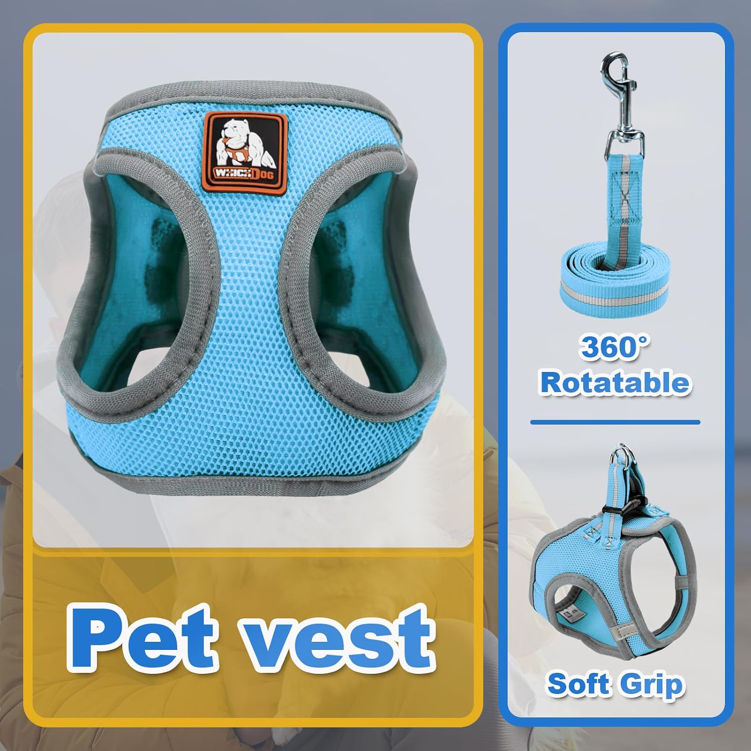Detalle 1 de Dog Harness and Leash Set, Size S
