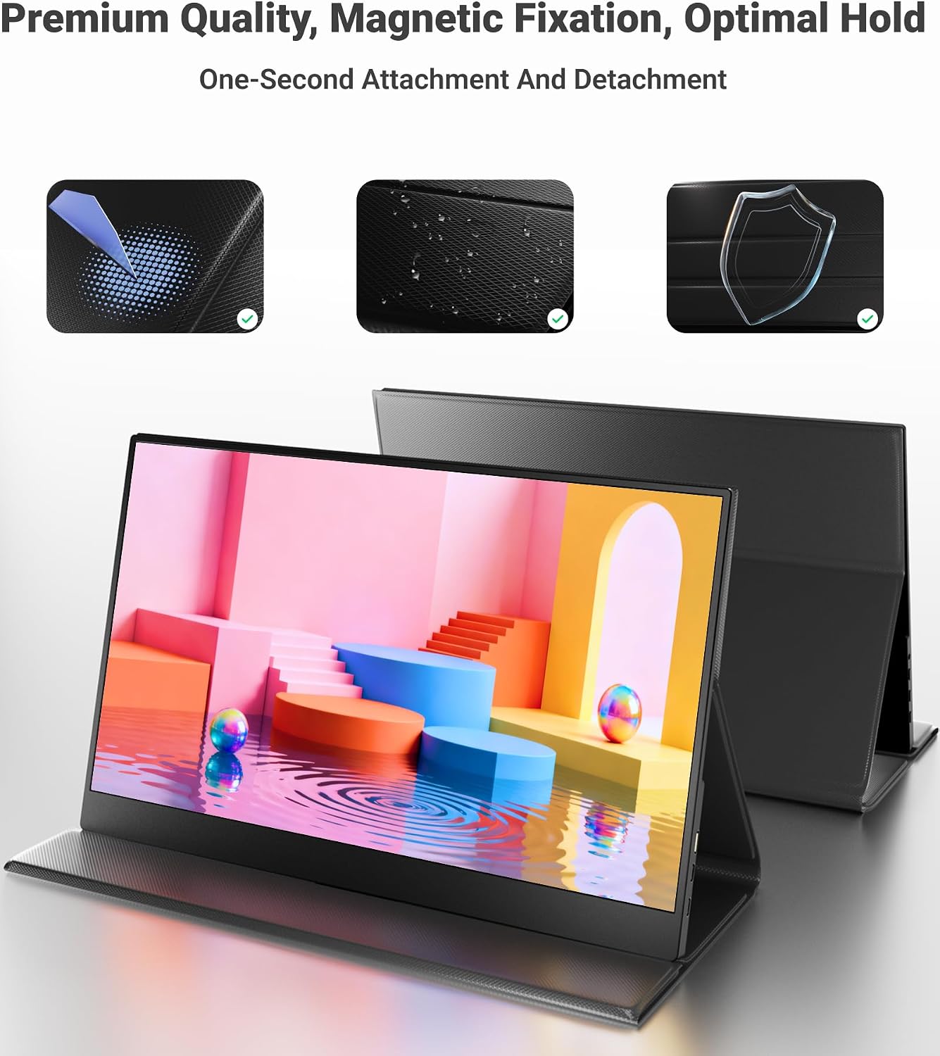 Thumbnail 6 de Ingnok 15.6-inch Portable Touchscreen Monitor with USB-C/HDMI and 360° Kickstand