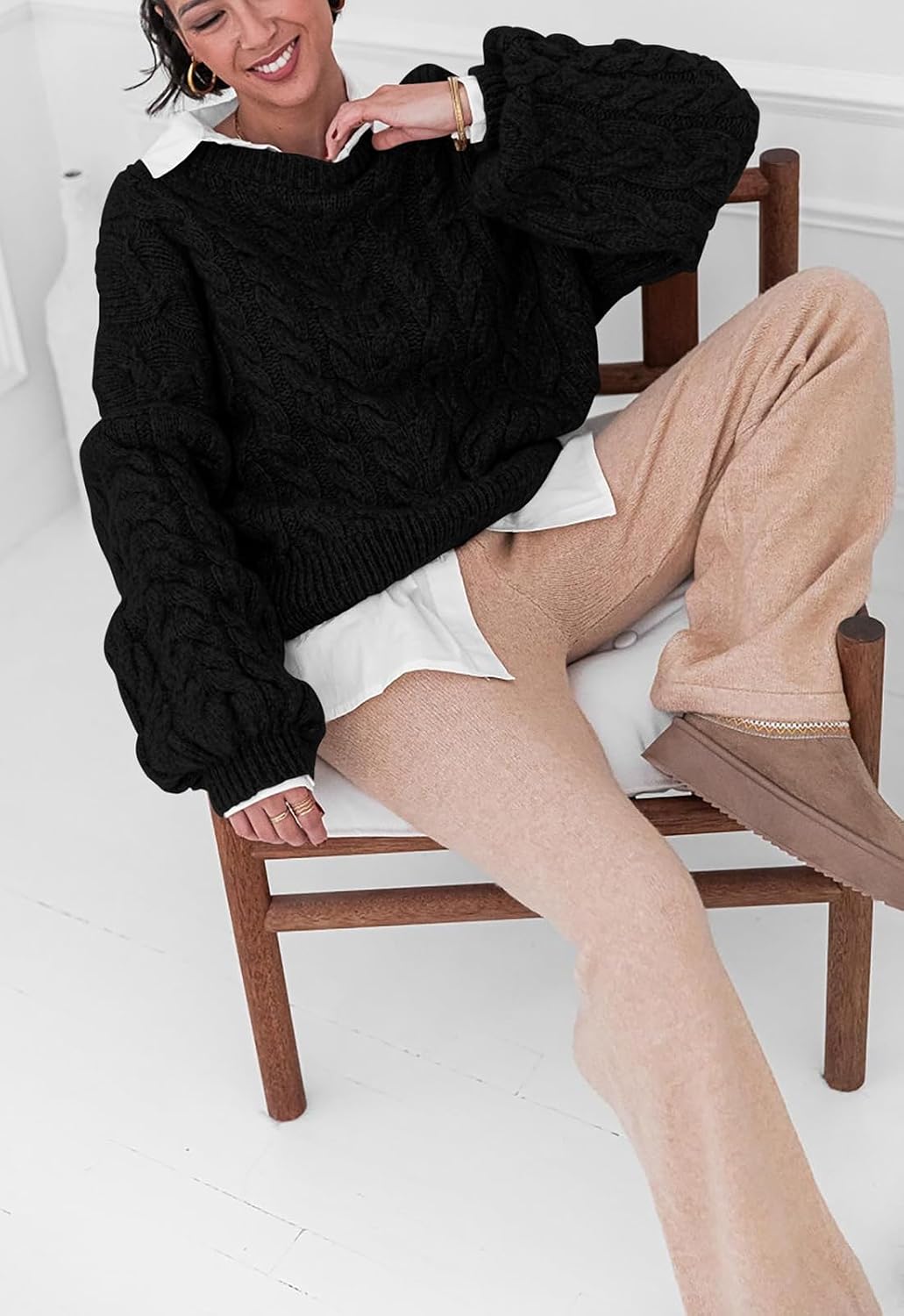 Thumbnail 5 de PRETTYGARDEN Womens Oversized Sweater 2026