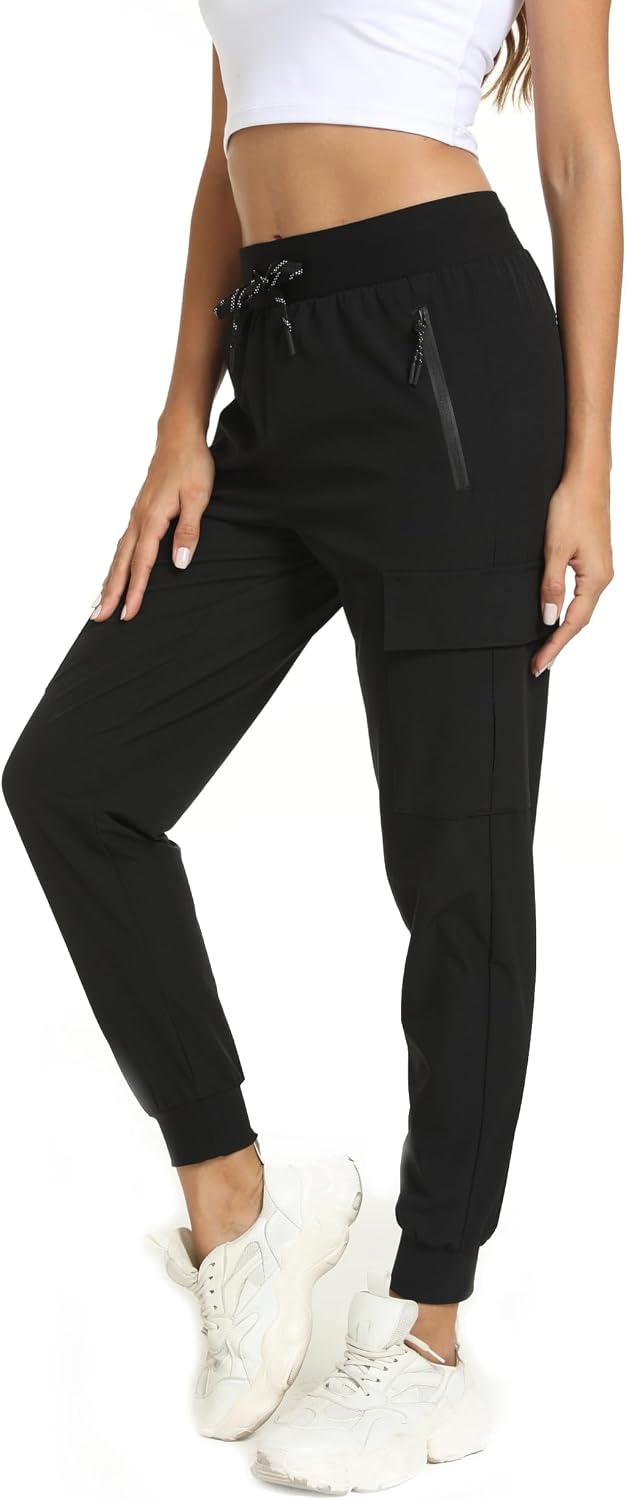 Detalle 2 de Rrosseyz Women's Cargo Hiking Pants, Lightweight, Quick-Dry, Water-Resistant