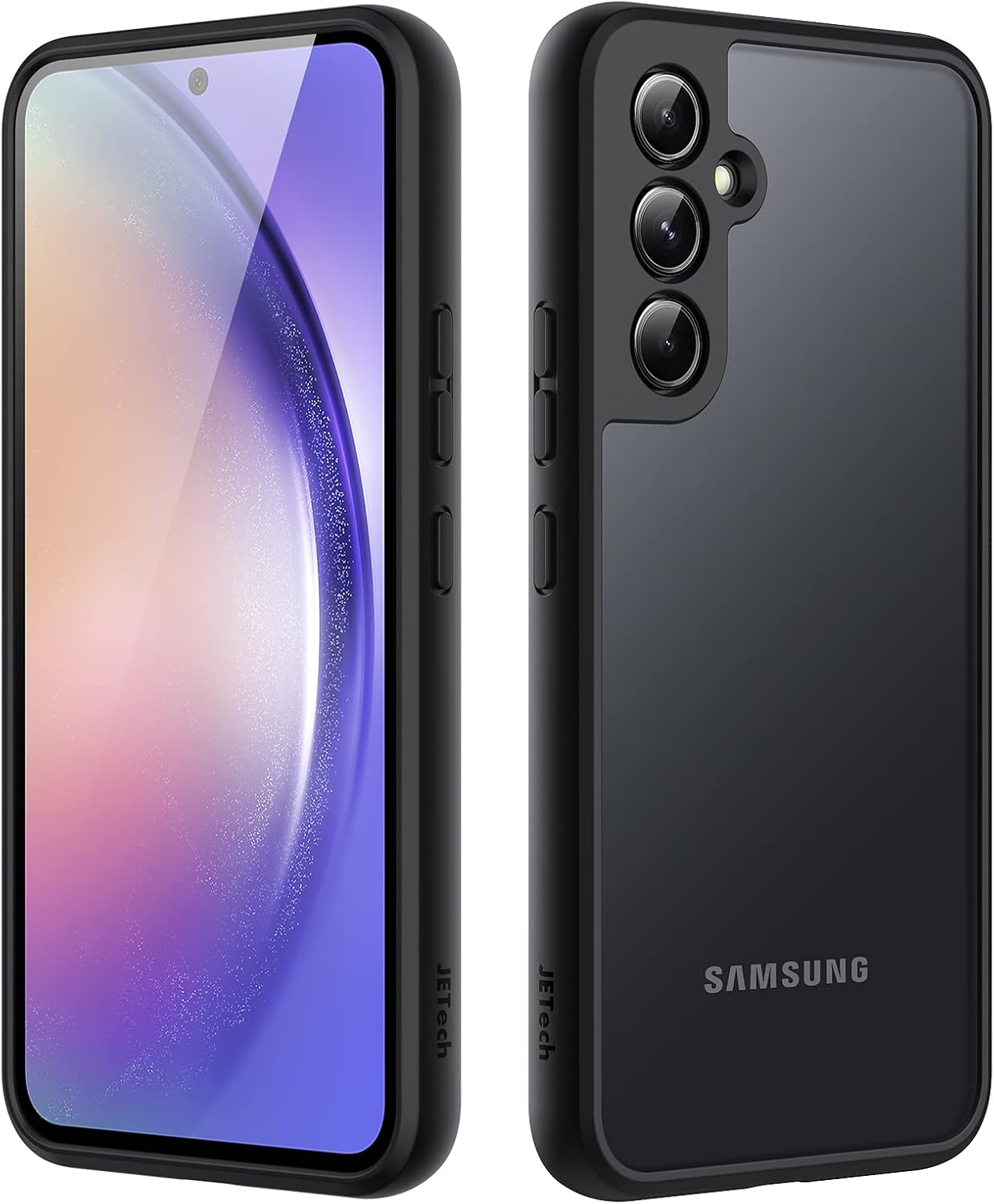 Detalle de JETech Matte Skal för Samsung Galaxy A54 5G, svart med matt yta