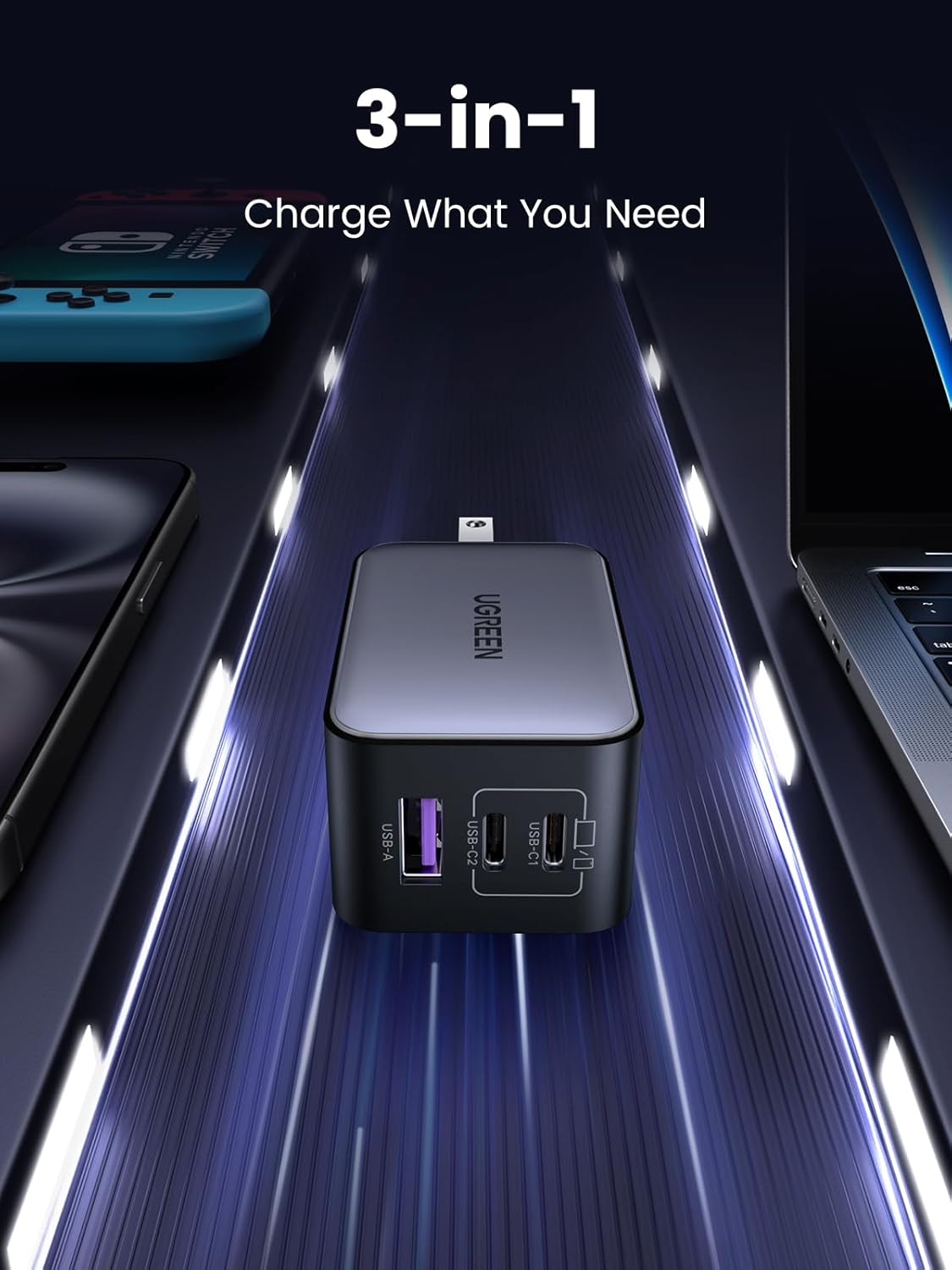 Thumbnail 2 de UGREEN Nexode 65W GaN Charger
