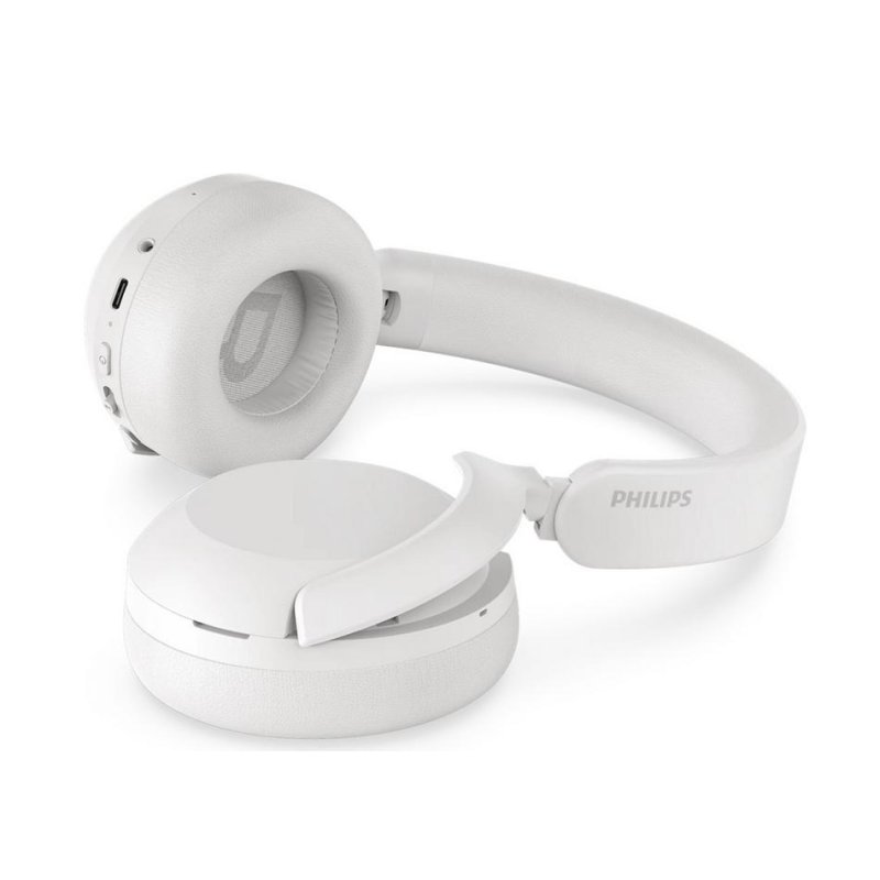Detalle 2 de Auriculares Philips TAH8000EWT/00 inalámbricos con cancelación de ruido y Bluetooth 5.4 (blancos)