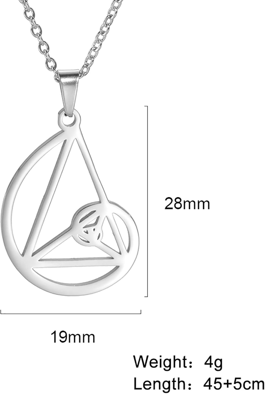 Thumbnail 5 de EUEAVAN Fibonacci Spirale Halskette – Goldener Schnitt Schmuck für Mathematik‑Liebhaber