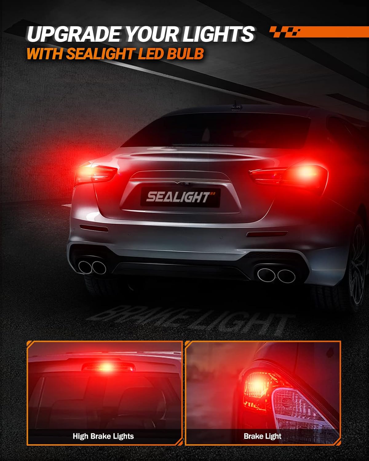 Detalle 2 de SEALIGHT 7443 LED brake light bulbs 1800LM