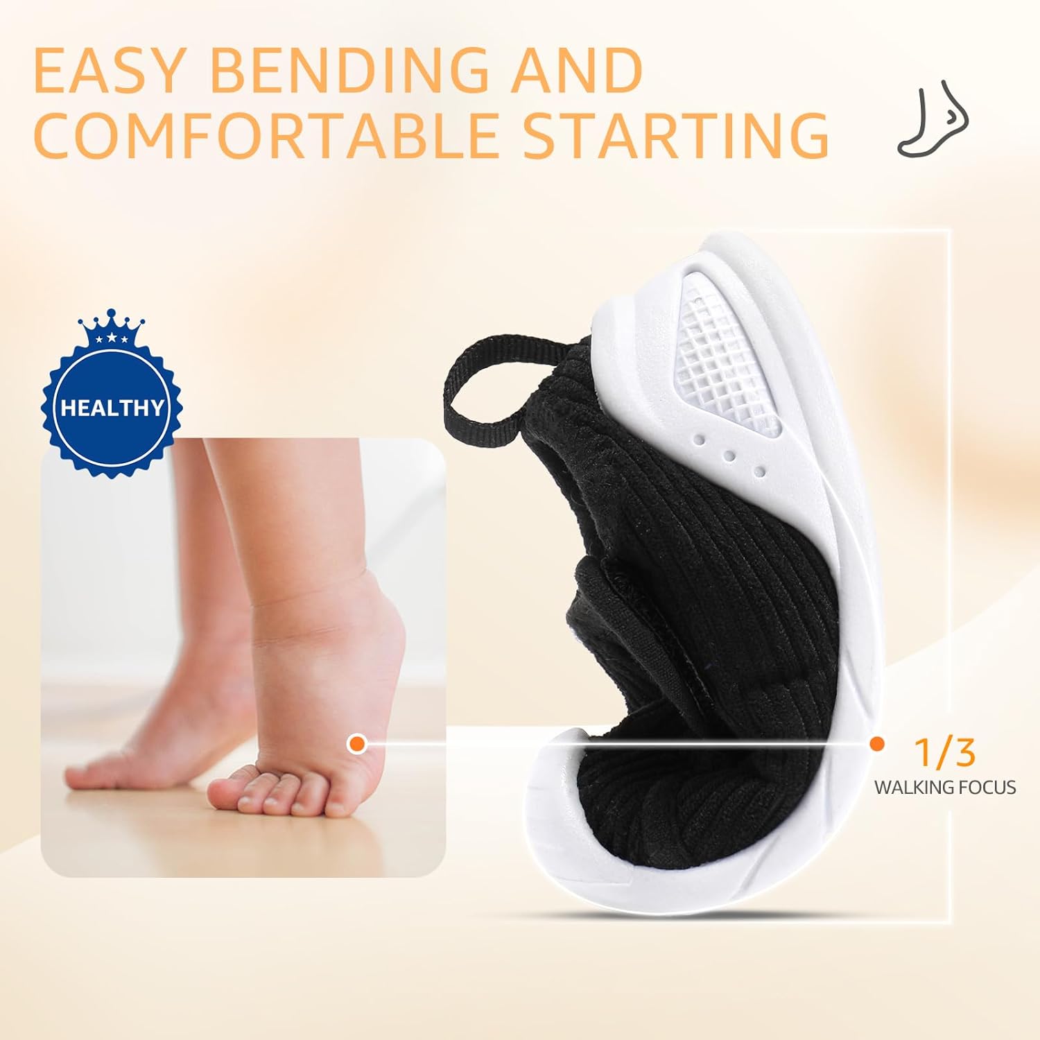 Thumbnail 4 de STQ KIDS Baby Wide Toe Box Shoes for Toddlers — Barefoot First Walker Sneakers (6–24 Months)