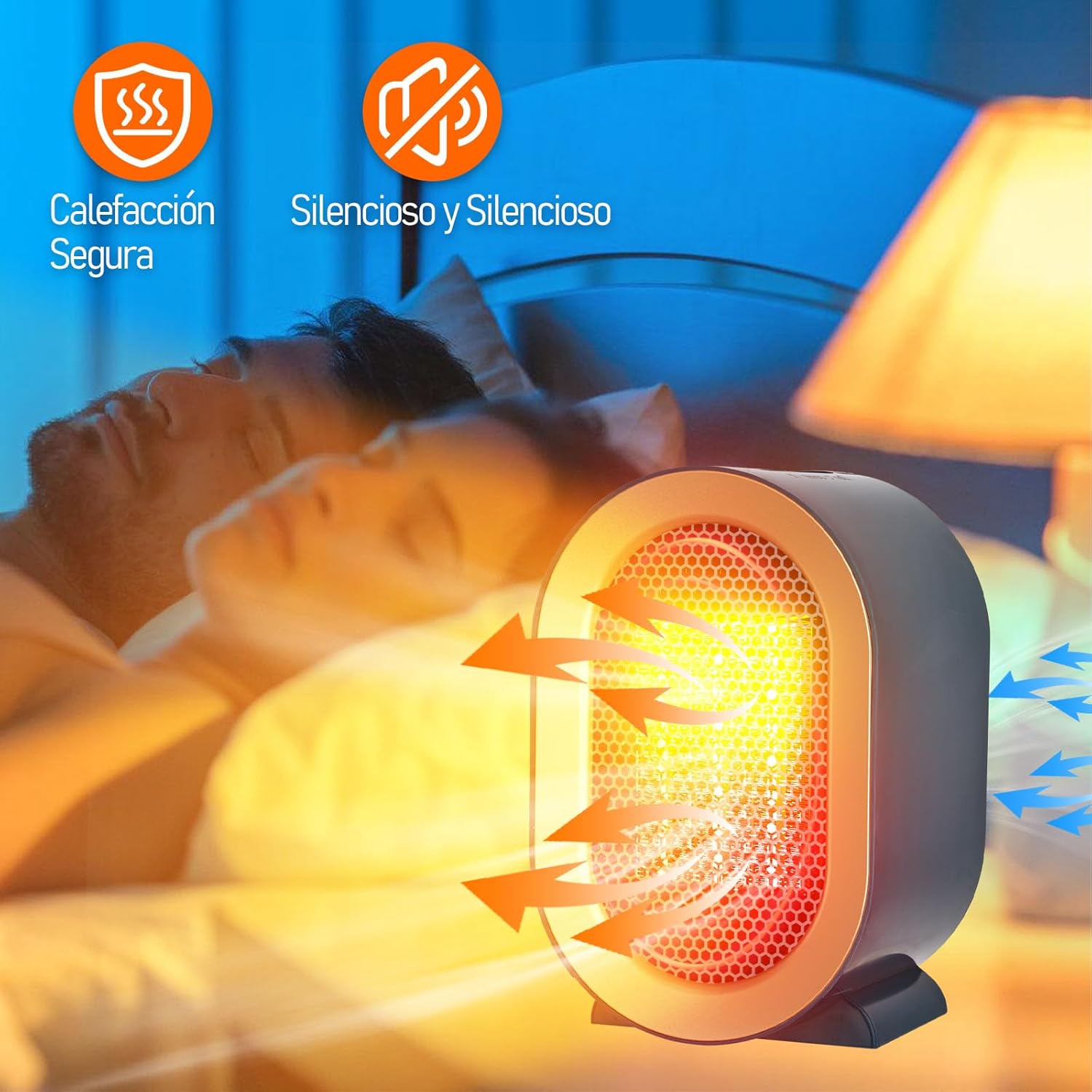 Detalle 2 de Calefactor Eléctrico Cerámico PTC 1200W
