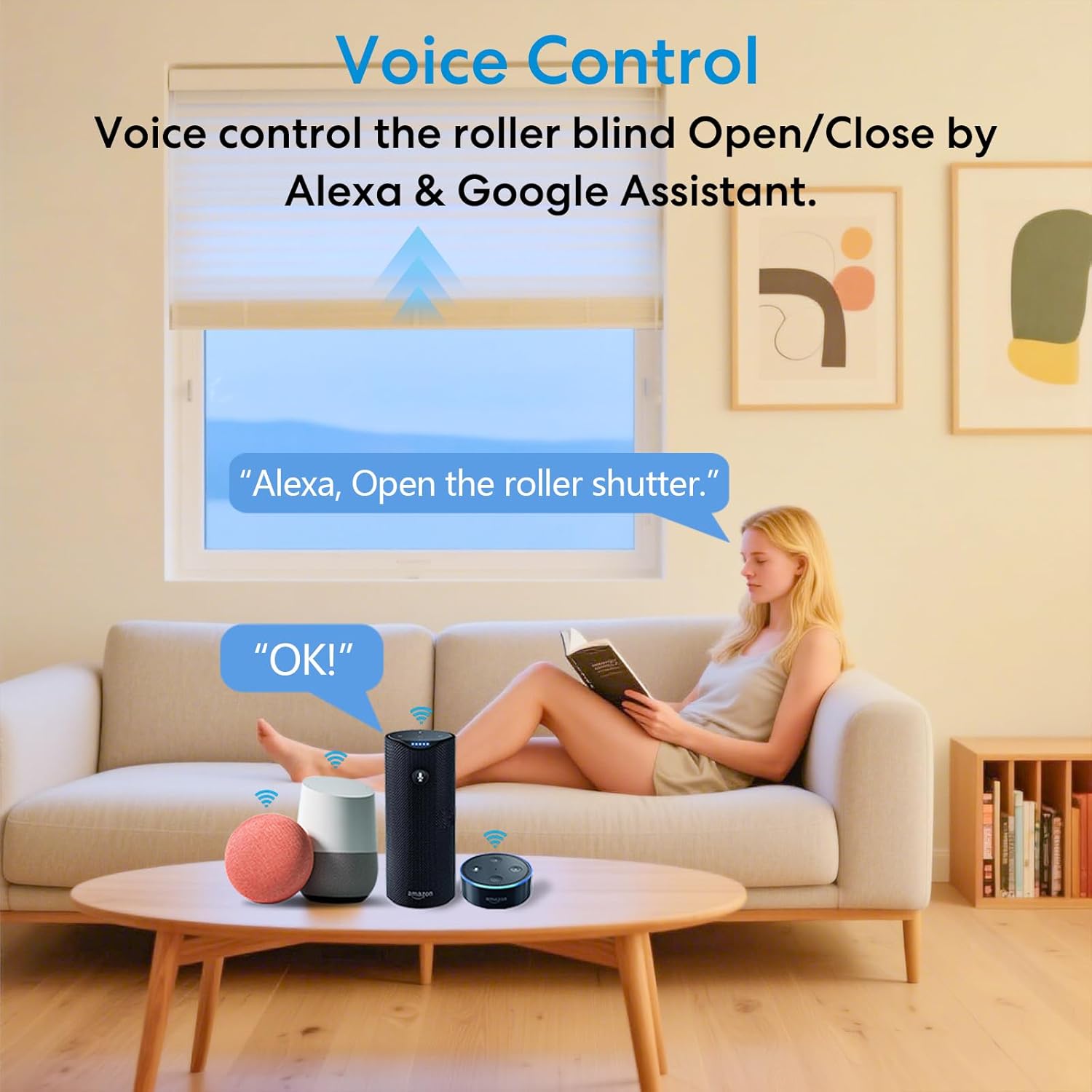 Thumbnail 2 de LoraTap Interruttore Tapparelle WiFi, kit 4 pezzi con Smart Life, controllo vocale Alexa e Google Home e timer