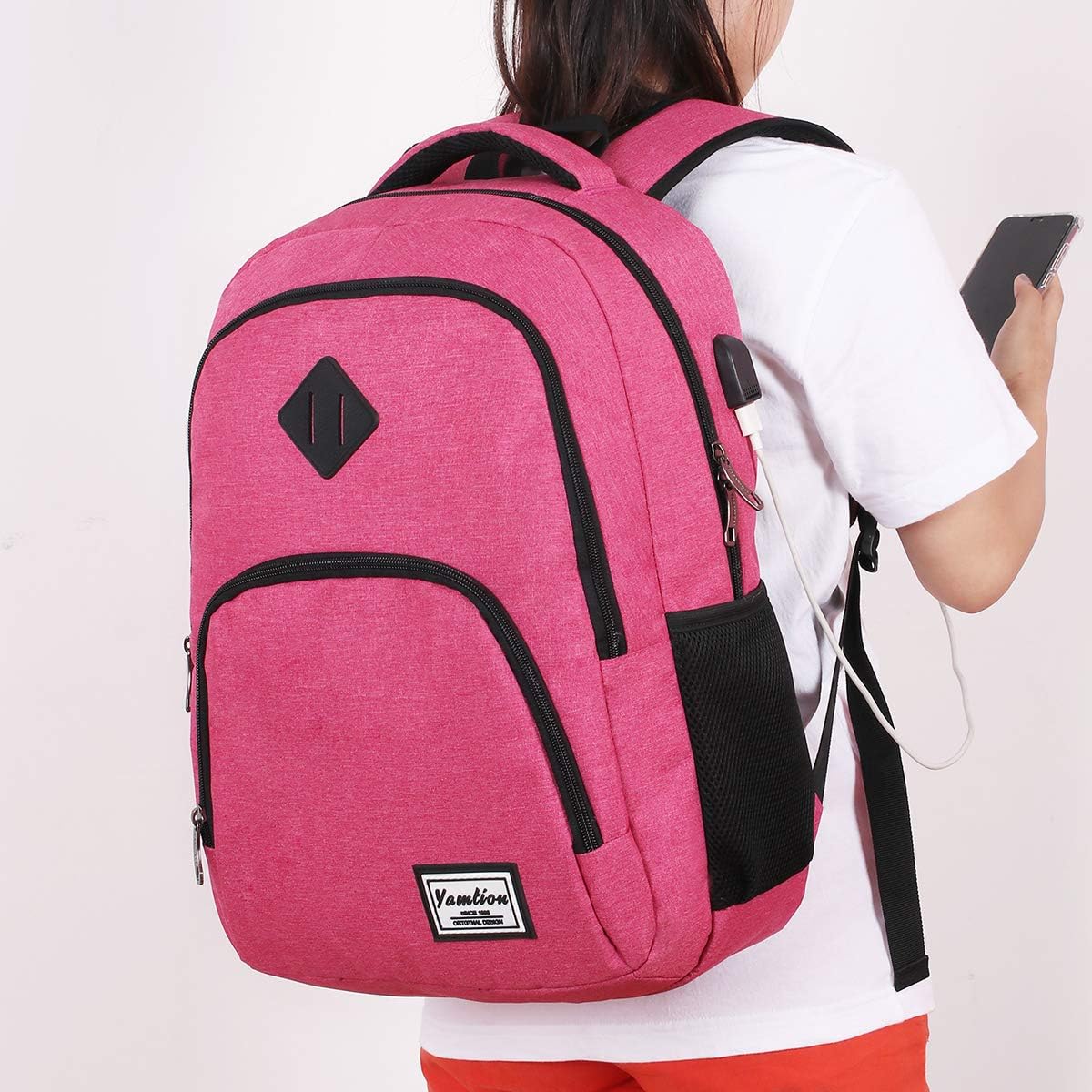Thumbnail 6 de YAMTION Rucksack Laptop 35L – Damen, USB-Ladeanschluss, Oxford, 35x20x50 cm