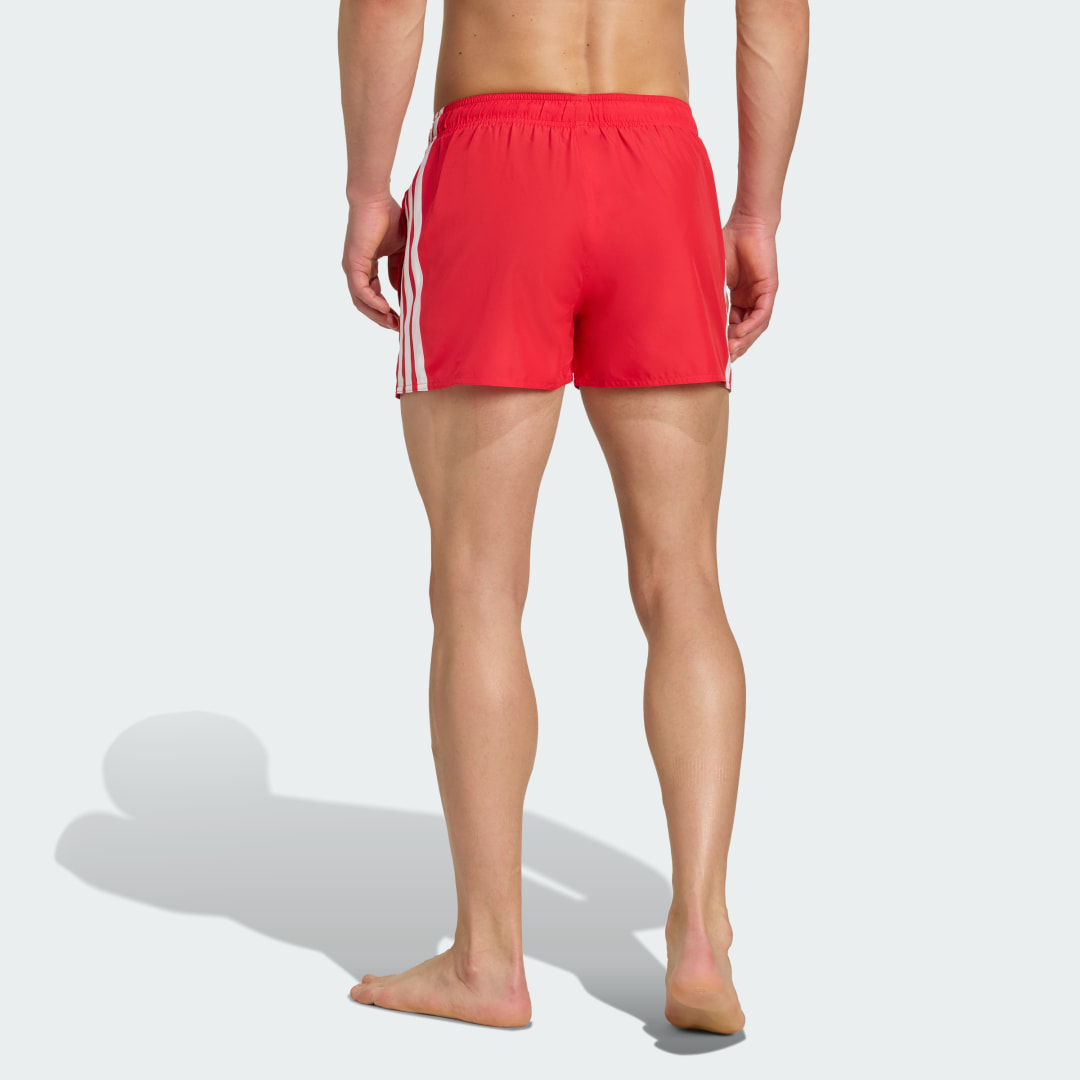 Detalle 2 de Bañador Adidas 3-Inch 3 bandas — rojo