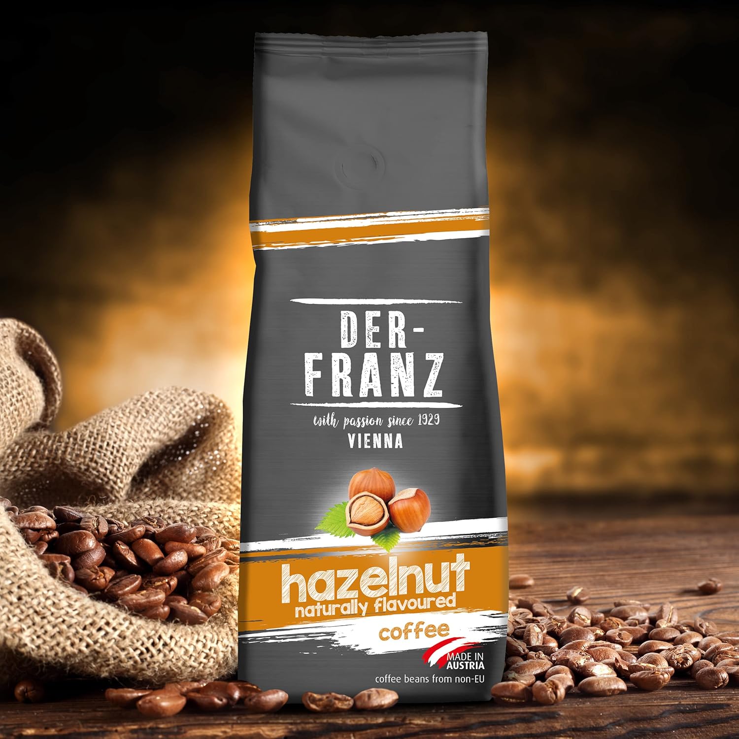 Thumbnail 3 de DER-FRANZ Kaffee aromatisiert mit Haselnuss, gemahlen (2 x 500 g)
