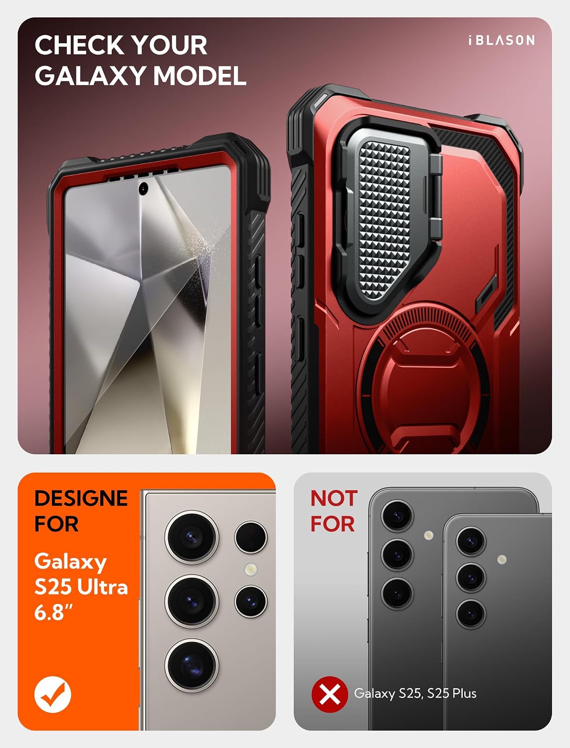 Detalle 2 de i-Blason Armorbox Galaxy S25 Ultra Case