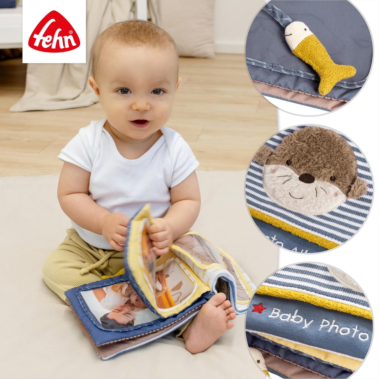 Detalle de Fehn Fotoalbum Otter – Entdecken, Forschen, Fühlen