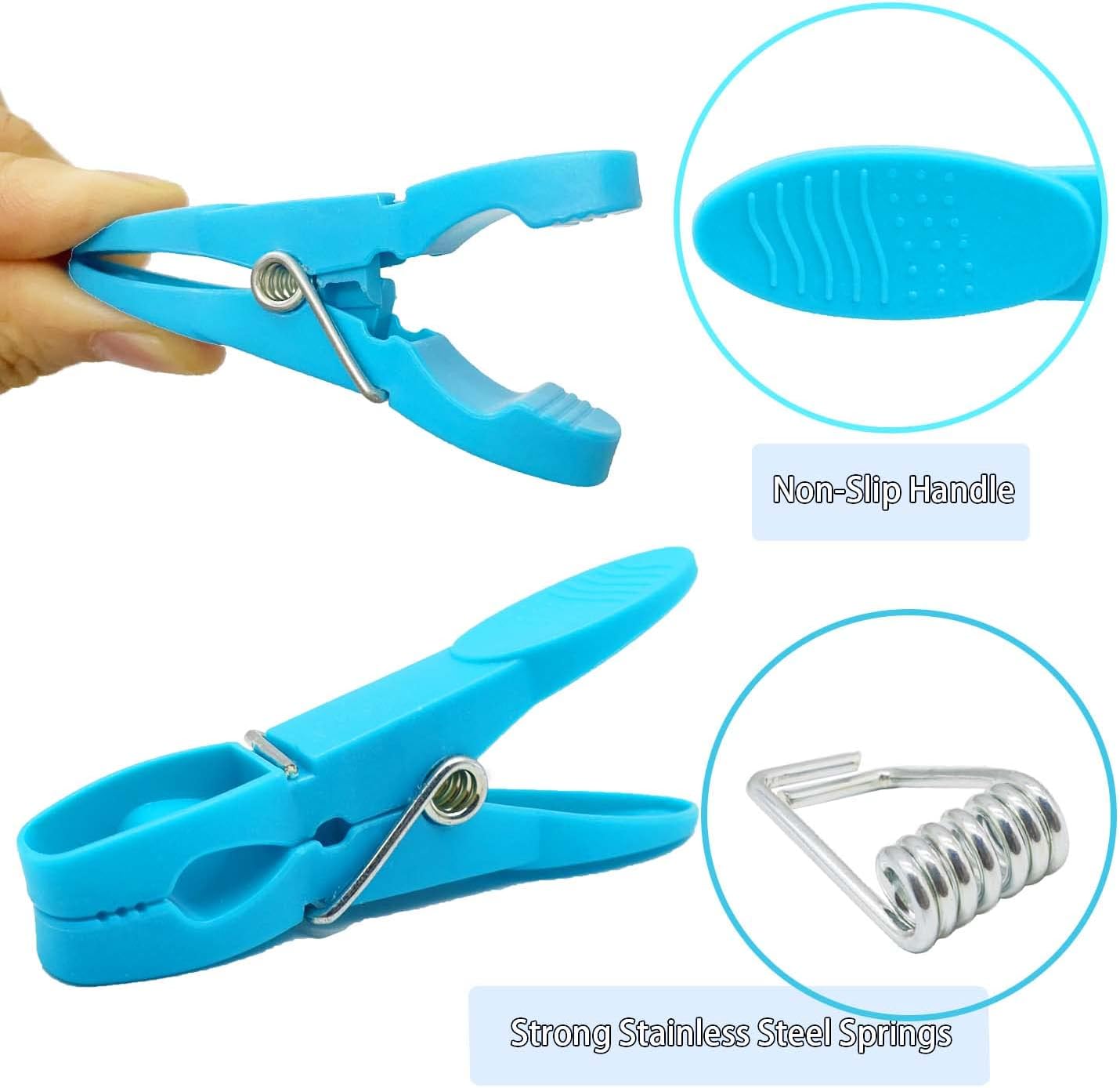 Thumbnail 2 de Bonilife Clothes Pegs (48 packs) strong-grip plastic pegs for washing line in 5 colours