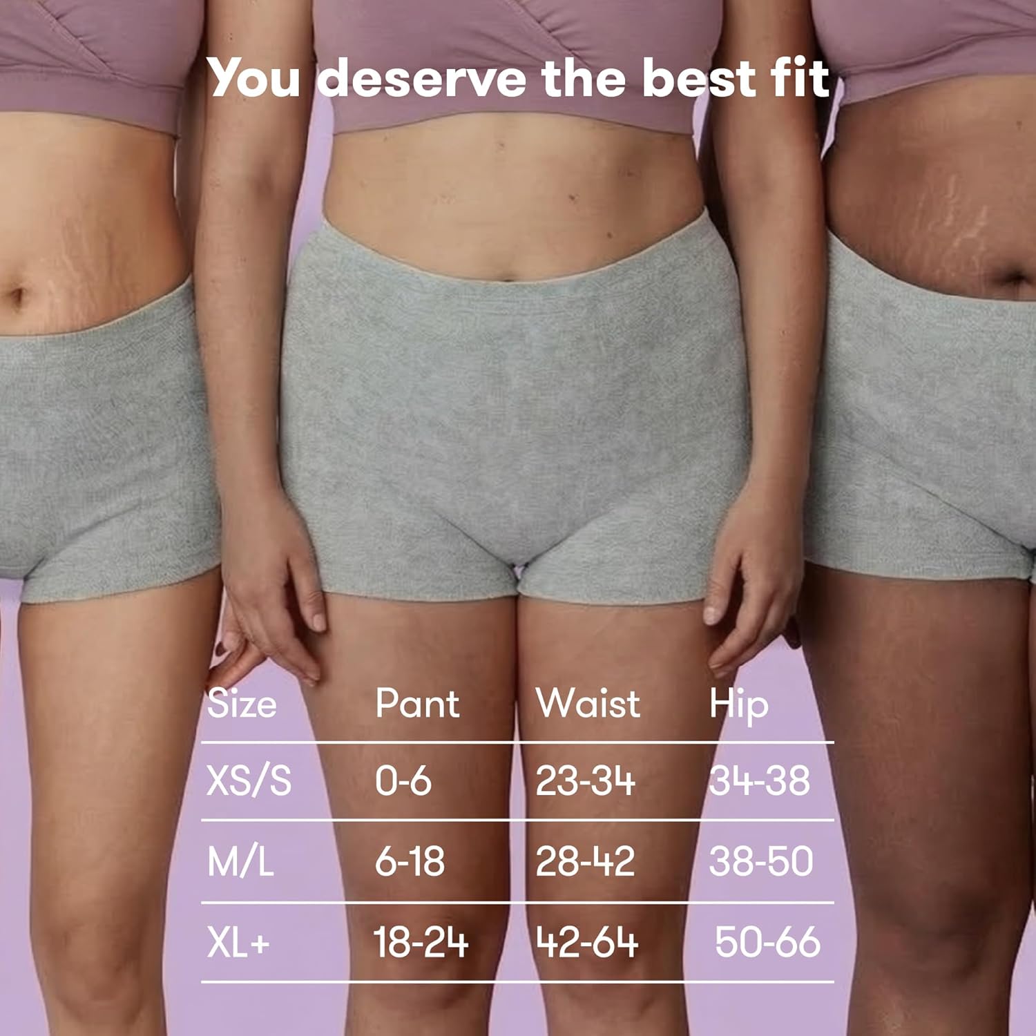 Thumbnail 4 de Frida Mom postpartum underwear pack (8-pack) seamless boyshorts, M/L (28–42 in)