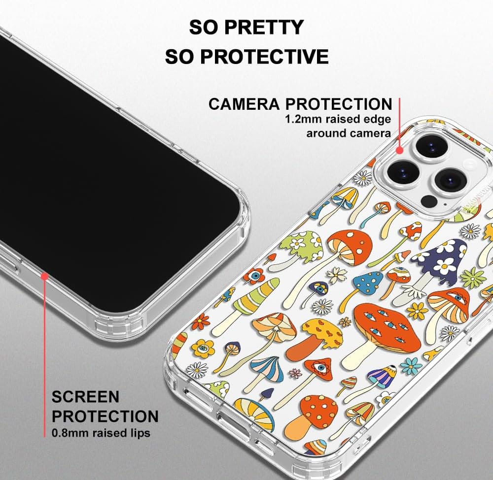 Detalle de MOSNOVO for iPhone 13 Pro Max Case with Buffertech Shockproof 6.6 ft Drop Protection