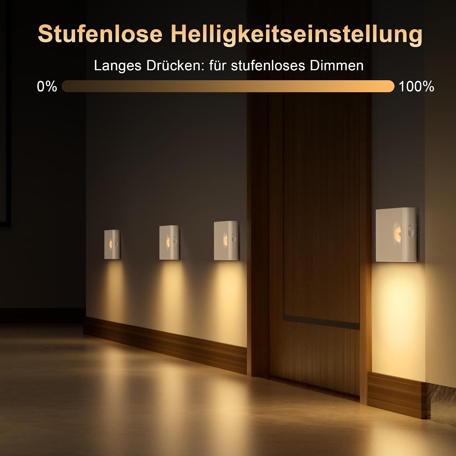 Detalle 2 de daphomeu Nachtlicht 6er-Set mit Bewegungsmelder 🛋