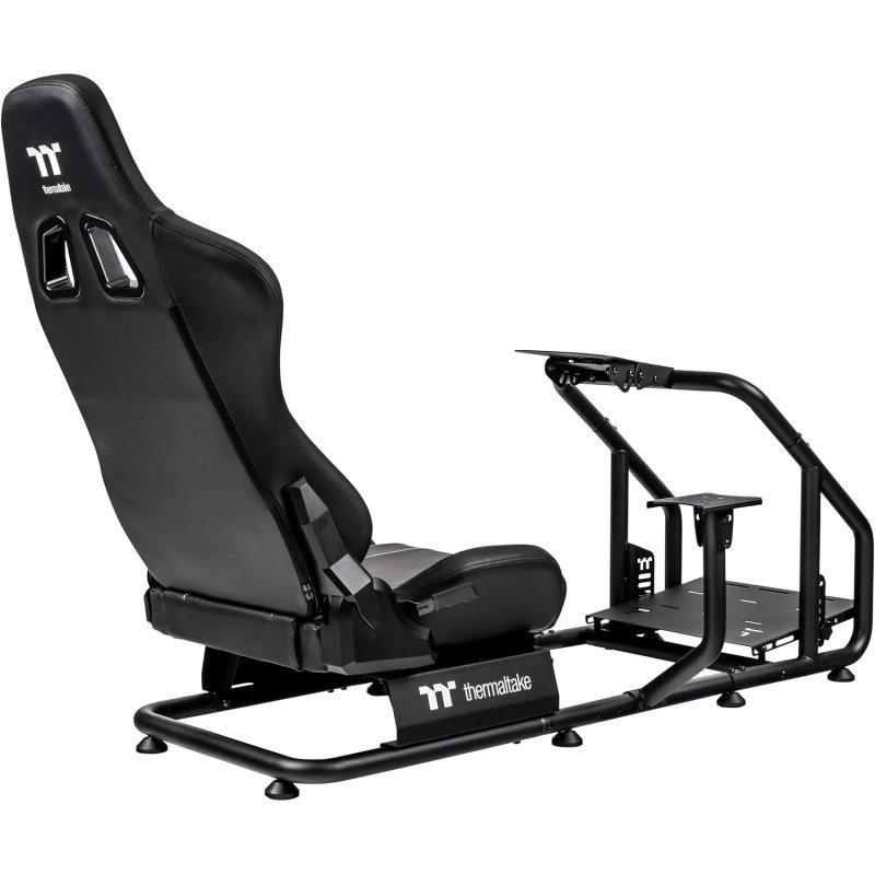 Thumbnail 2 de Thermaltake GR300 Racing Simulator Cockpit Aluminium Negro: cockpit de aluminio para simracing