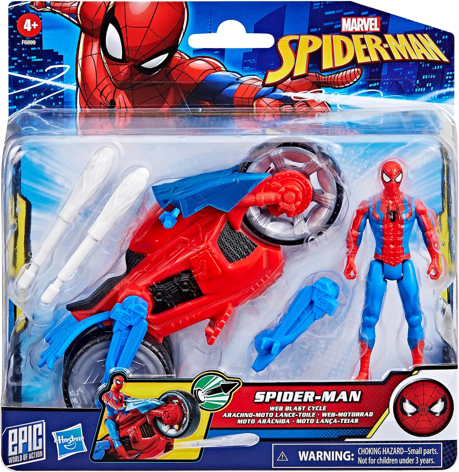 Detalle 2 de Marvel Spider-Man Epic World of Action 10 cm Figur