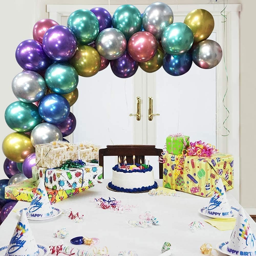 Detalle 2 de XEANCO Balloons - 50 Pcs 10 Inch Latex Party & Wedding Balloons for Decoration