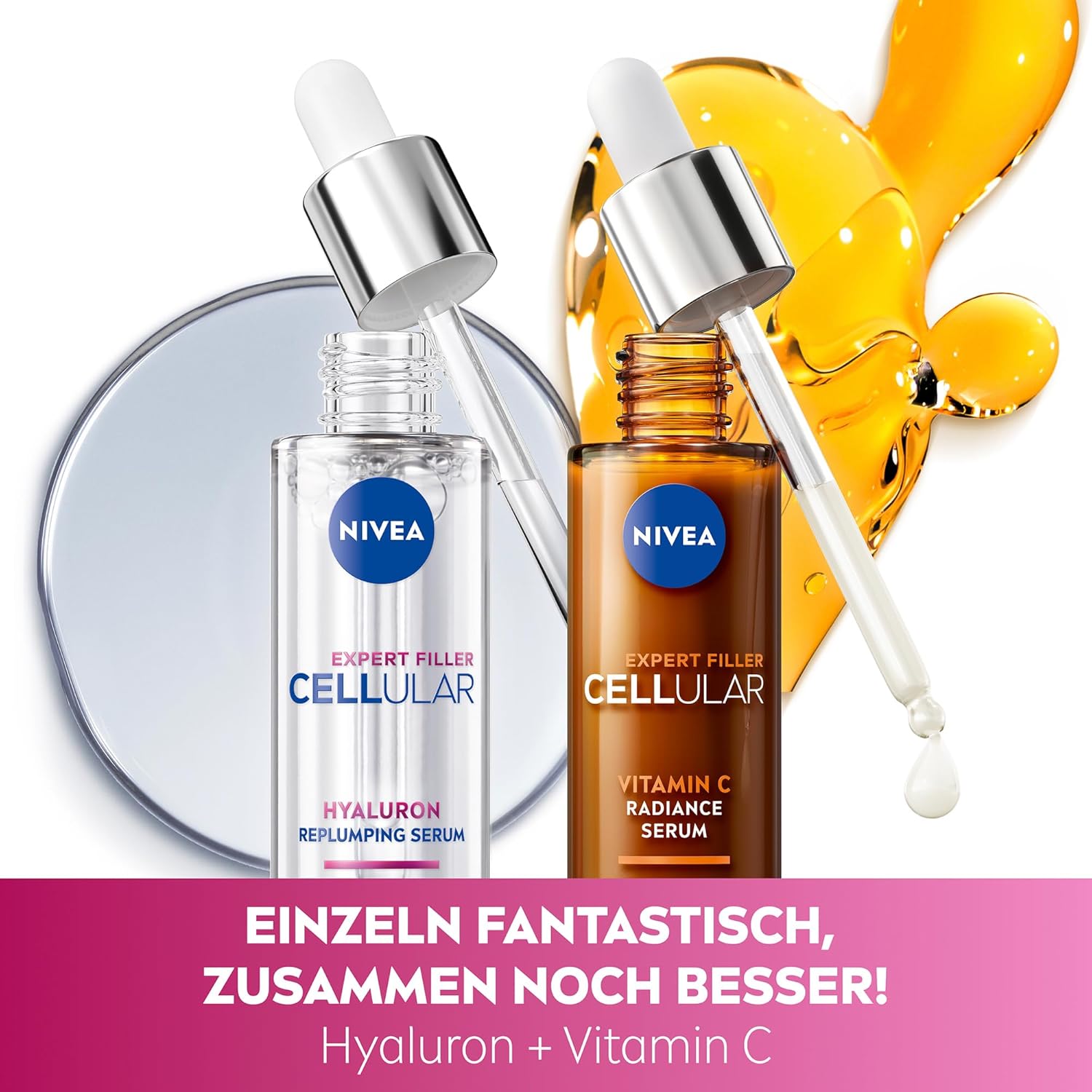 Thumbnail 6 de NIVEA Cellular Expert Filler aufpolsterndes Hyaluron-Serum (30 ml)