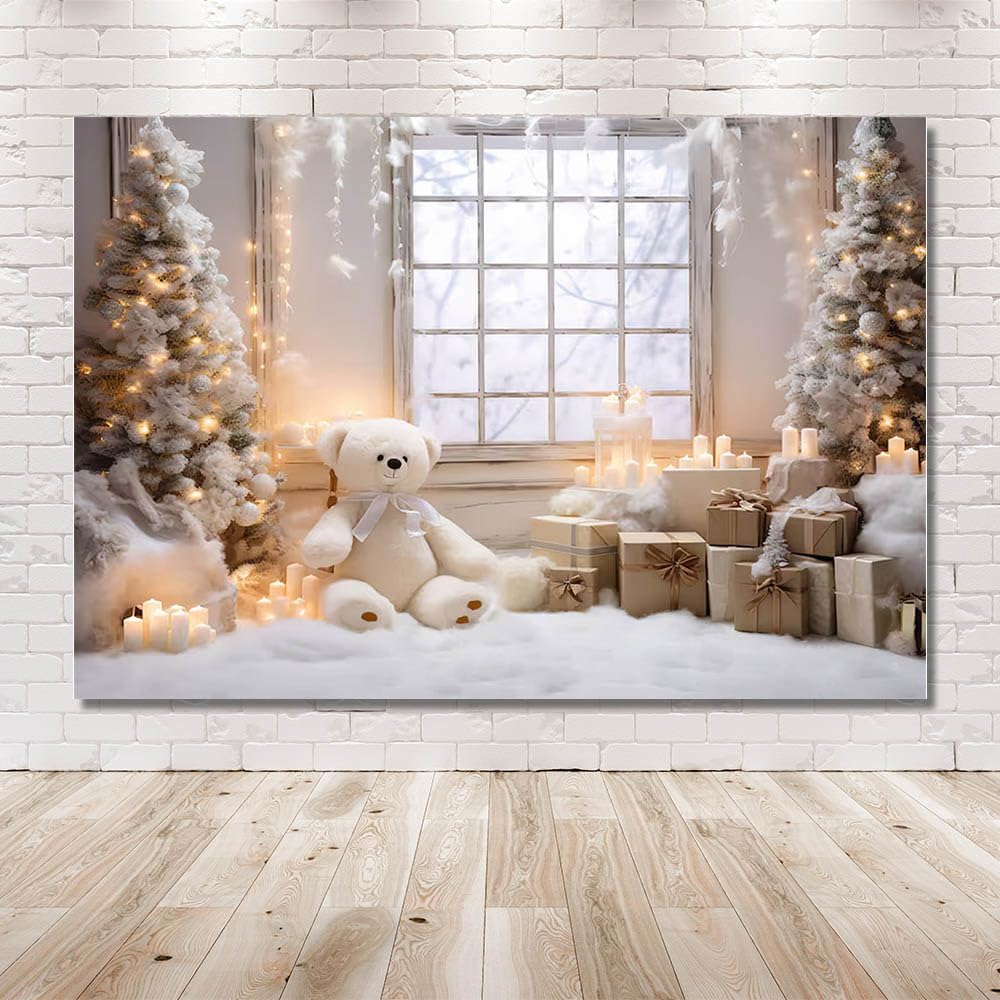 Detalle 2 de MEHOFOND 10x7ft Christmas Backdrop