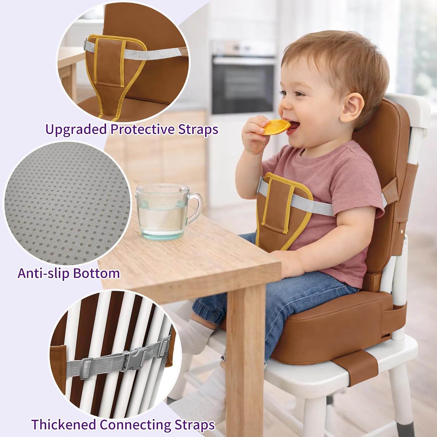 Detalle 1 de Toddler Booster Seat with PU Cover