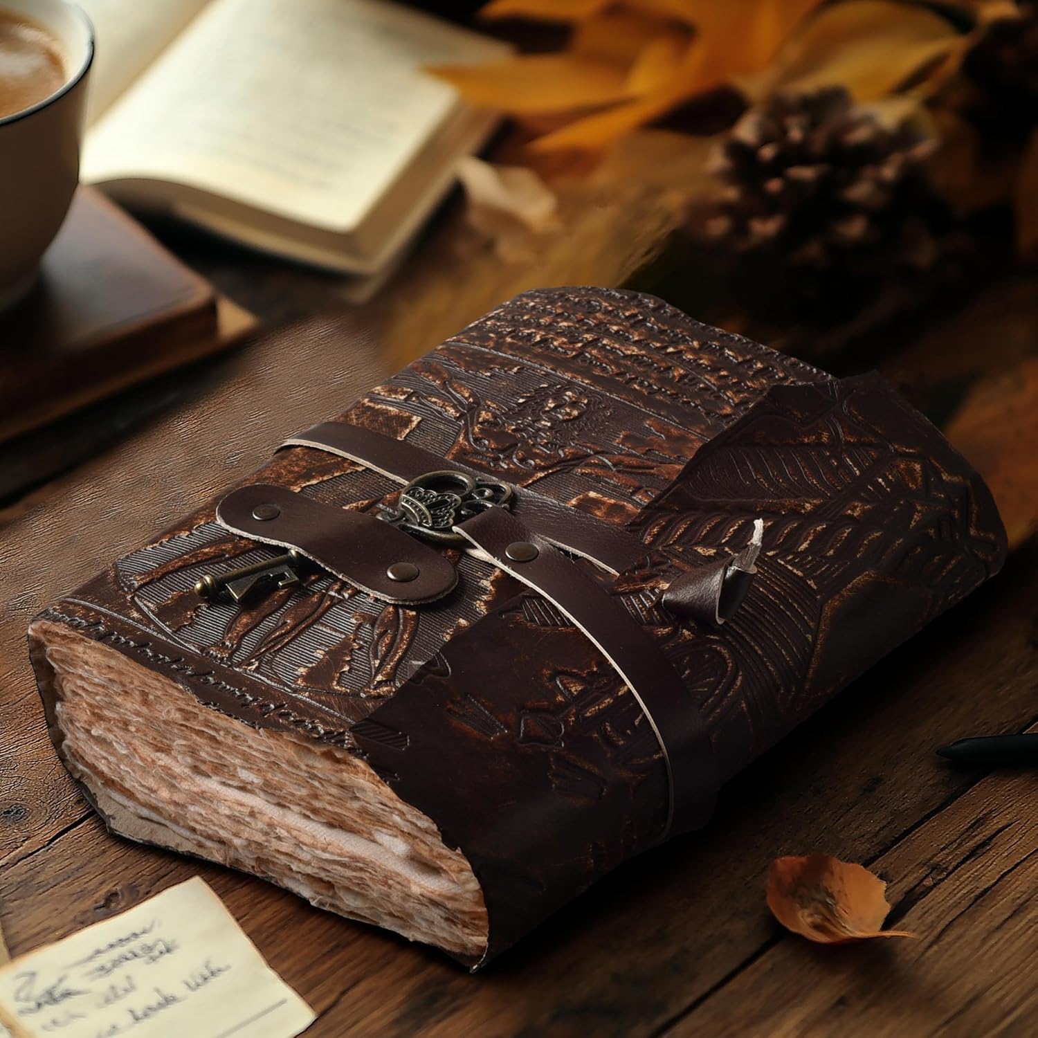 Thumbnail 6 de Leather Village Journal, 7 x 5 Inches