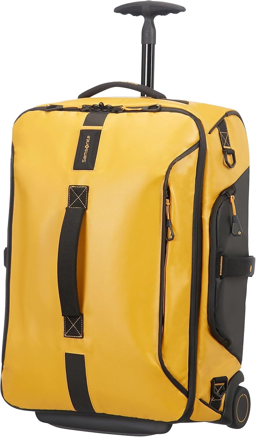 Detalle de Samsonite Paradiver Light - Borsone/Zaino con 2 Ruote, 55 cm, 51 L, Giallo