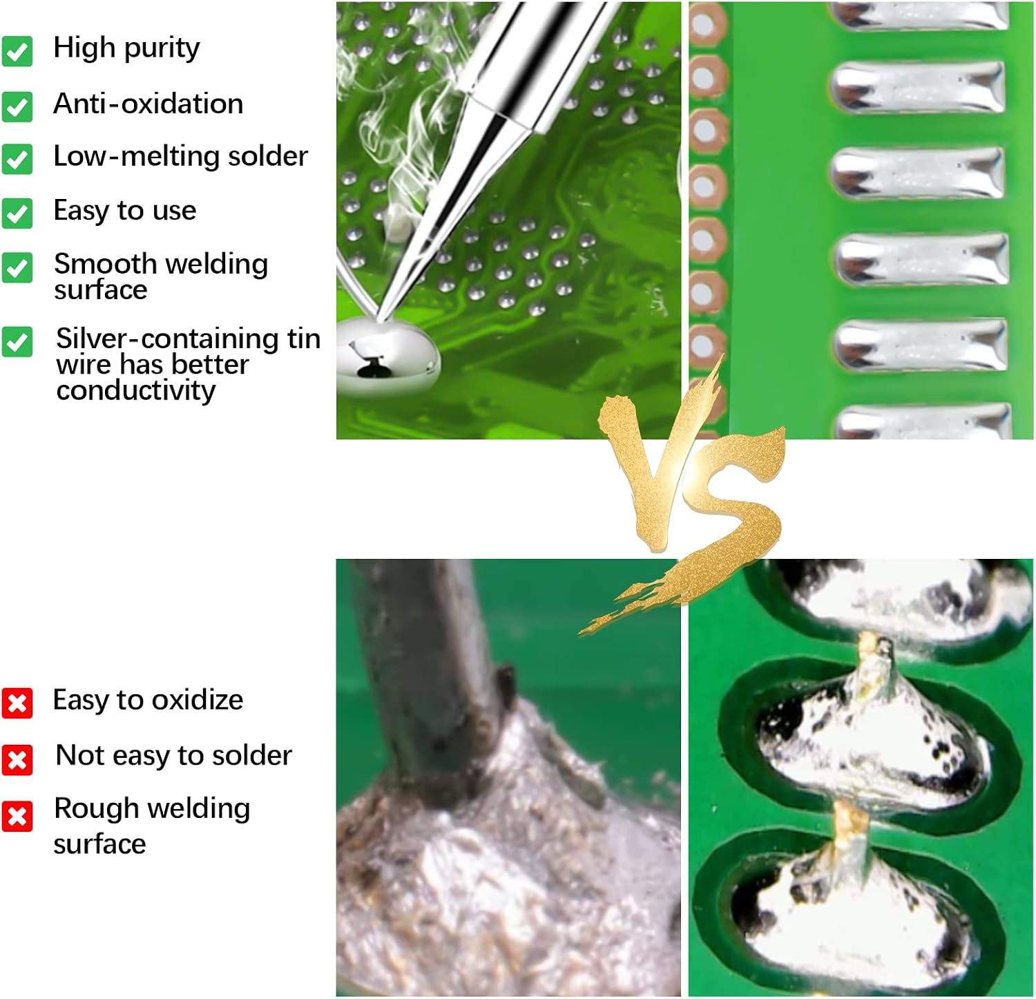 Detalle 2 de HAPPY FINDING Ag50g loodvrije soldeertin met harskern, 1,0 mm, 50 g