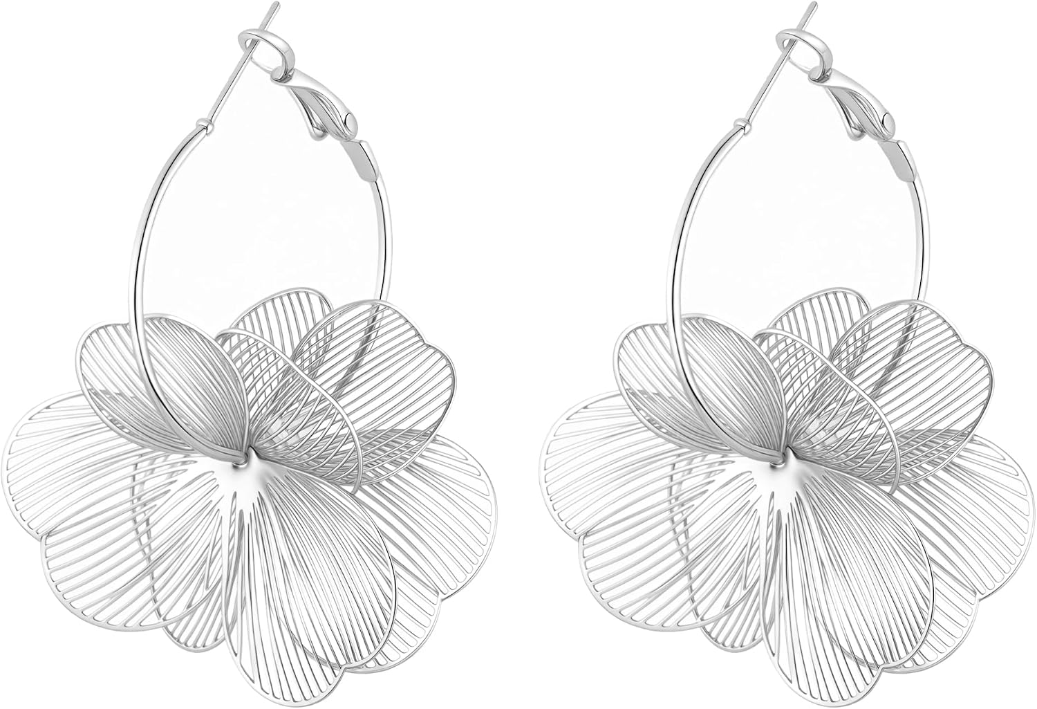 Thumbnail 6 de GAXAYA Hoop Earrings, 5 cm