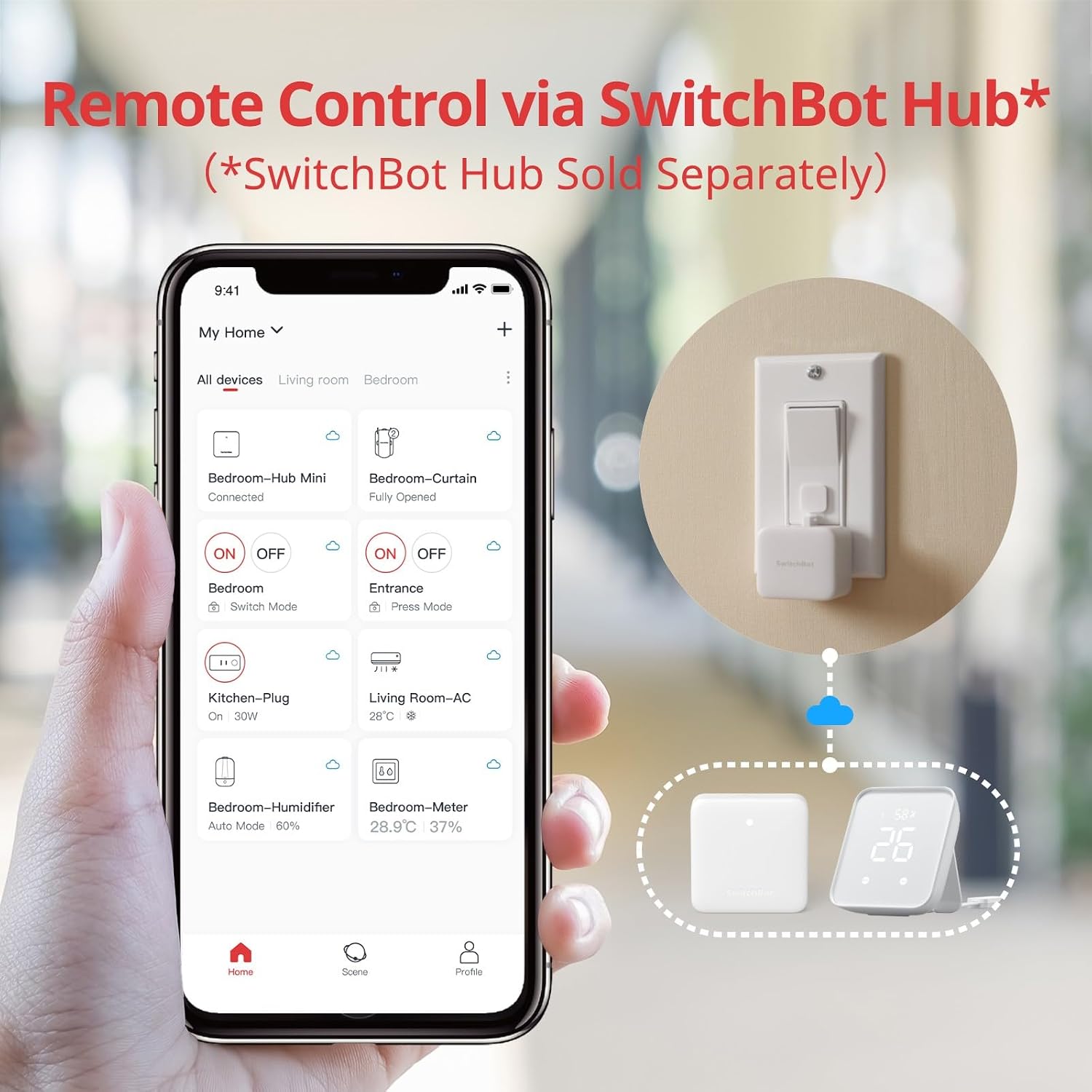 Thumbnail 5 de SwitchBot Smart Bluetooth Switch Toggle đźŹ