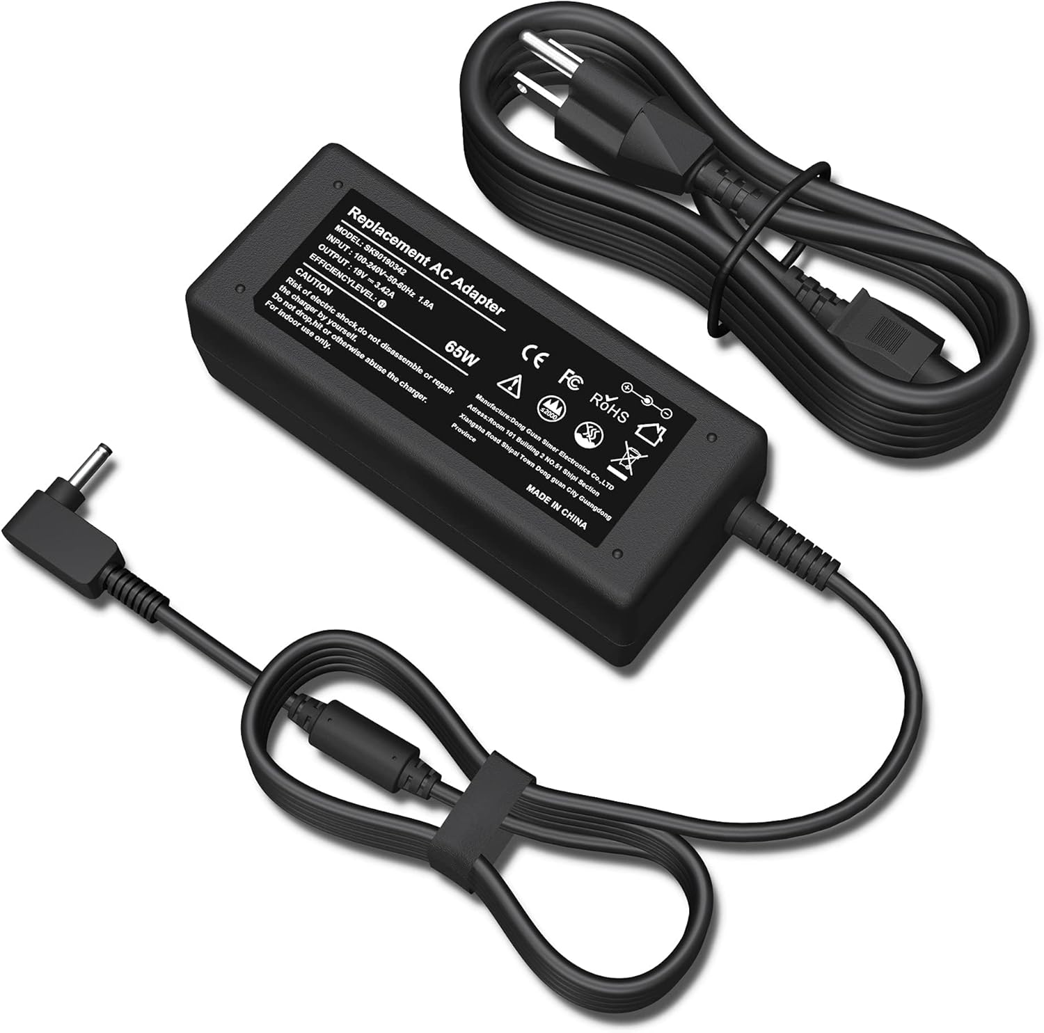 Detalle de Acer-Compatible Laptop Charger 65W