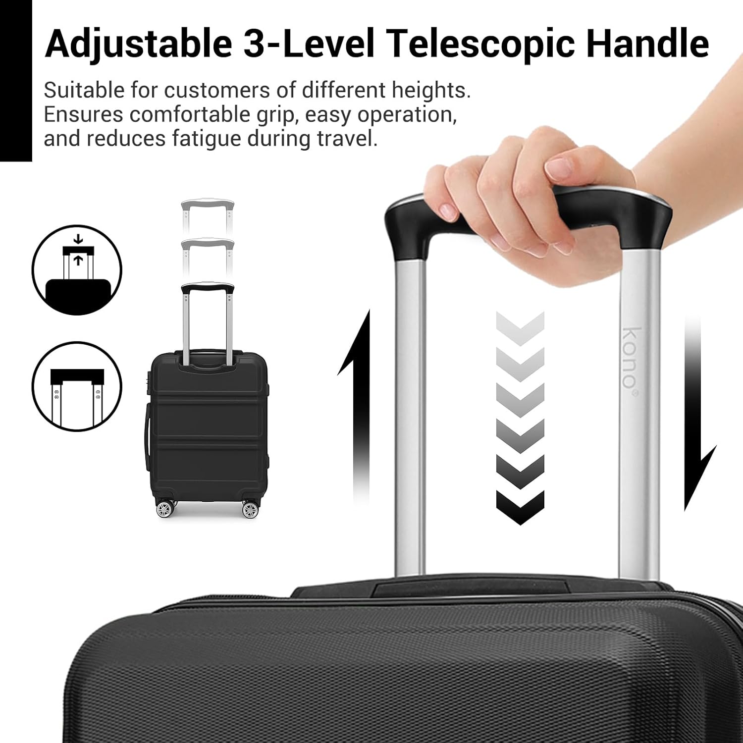 Thumbnail 6 de Kono Fashion Hand Luggage 20-inch Carry-On