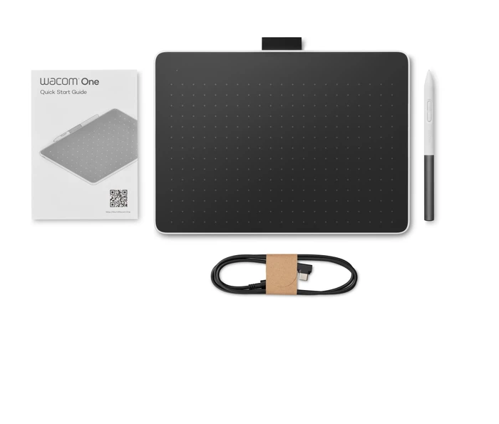 Detalle de Wacom One M – Zeichnen mit präzisem Stylus auf größerem Arbeitsbereich