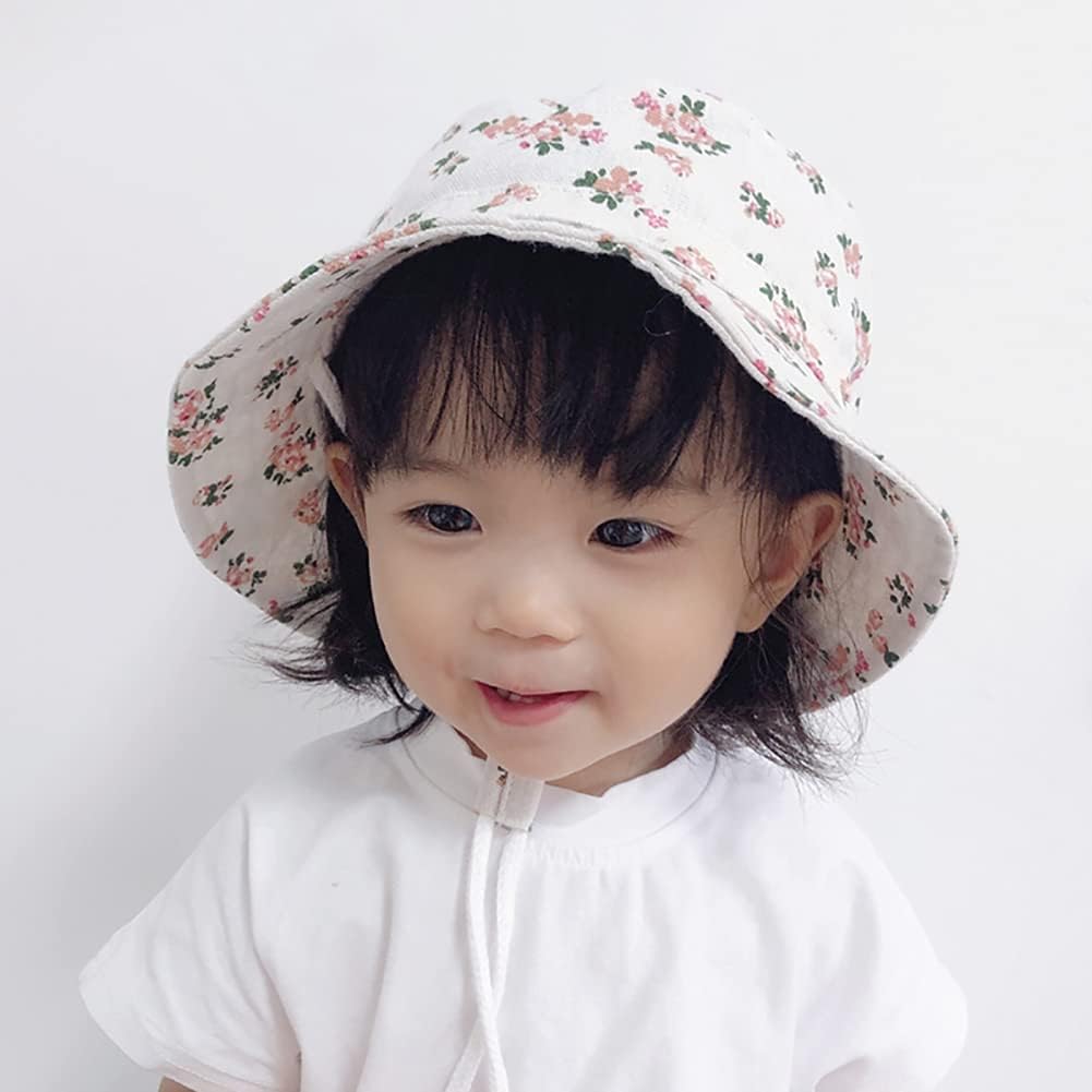 Thumbnail 1 de Malaxlx Baby & Toddler Kids Bucket Sun Hat – Cute Print Summer Outdoor Hat with Wide Brim & 50+ UPF