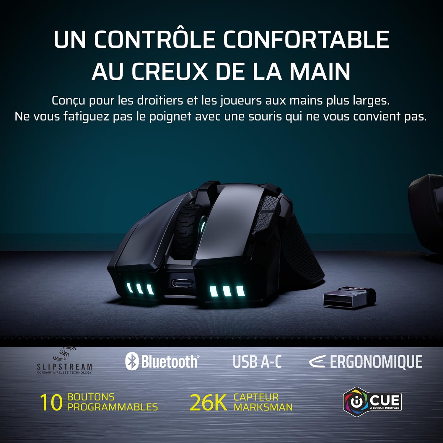 Thumbnail 1 de Corsair IRONCLAW Wireless SE Souris Gaming