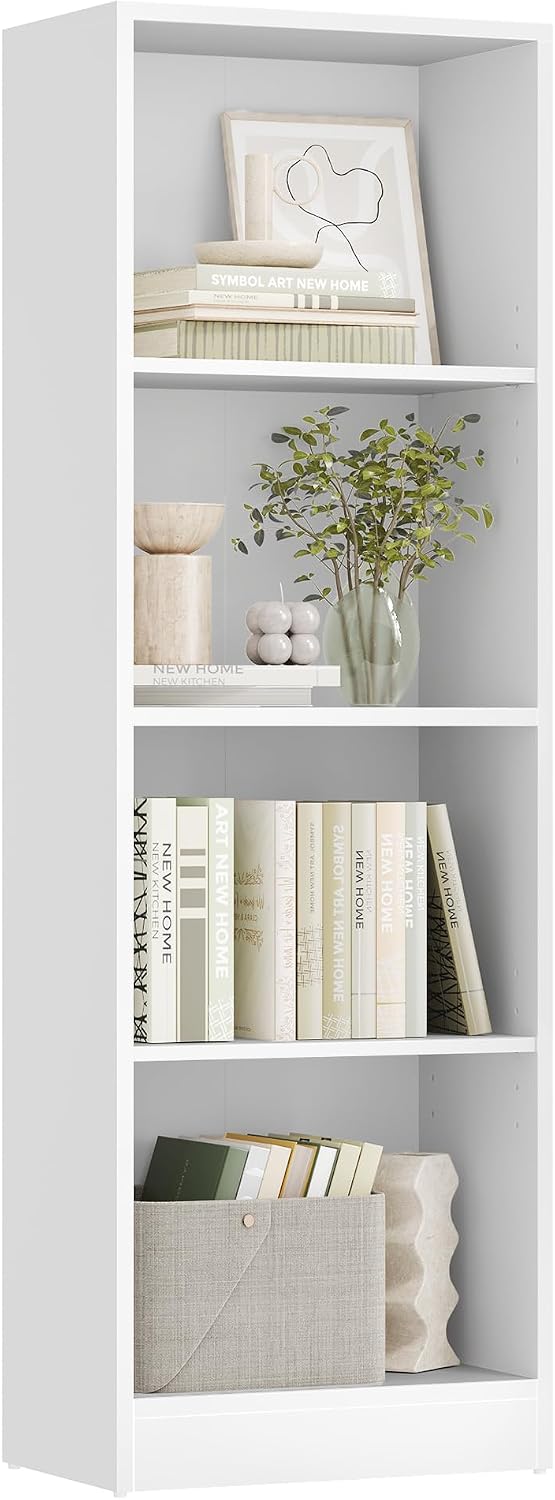 Detalle de VASAGLE Libreria a 4 ripiani regolabili 121,5 cm
