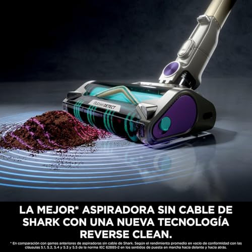 Detalle 2 de Shark PowerDetect aspirateur sans fil, 70 min ⚙
