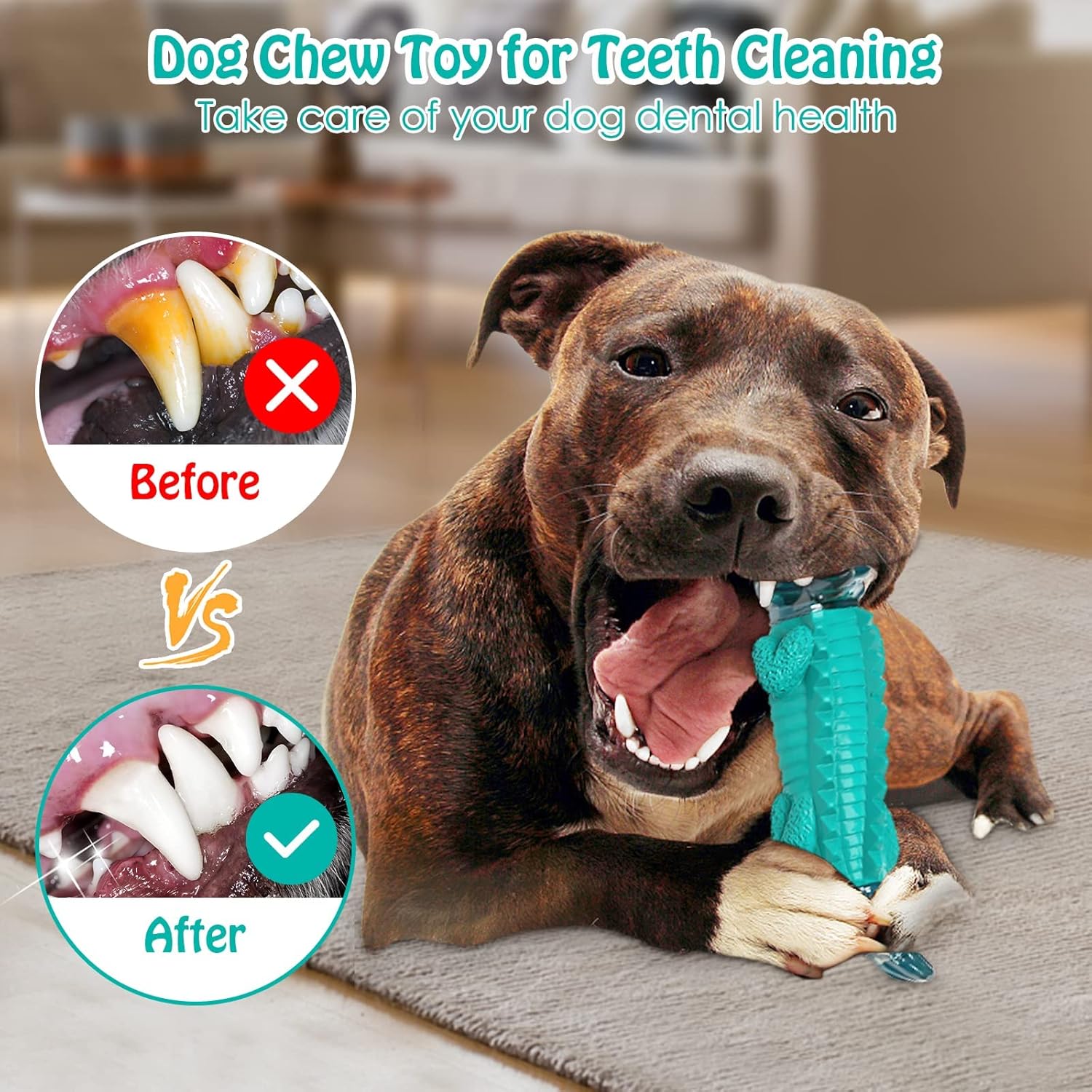 Thumbnail 1 de Aleath Large Dog Chew Toy for Aggressive Chewers
