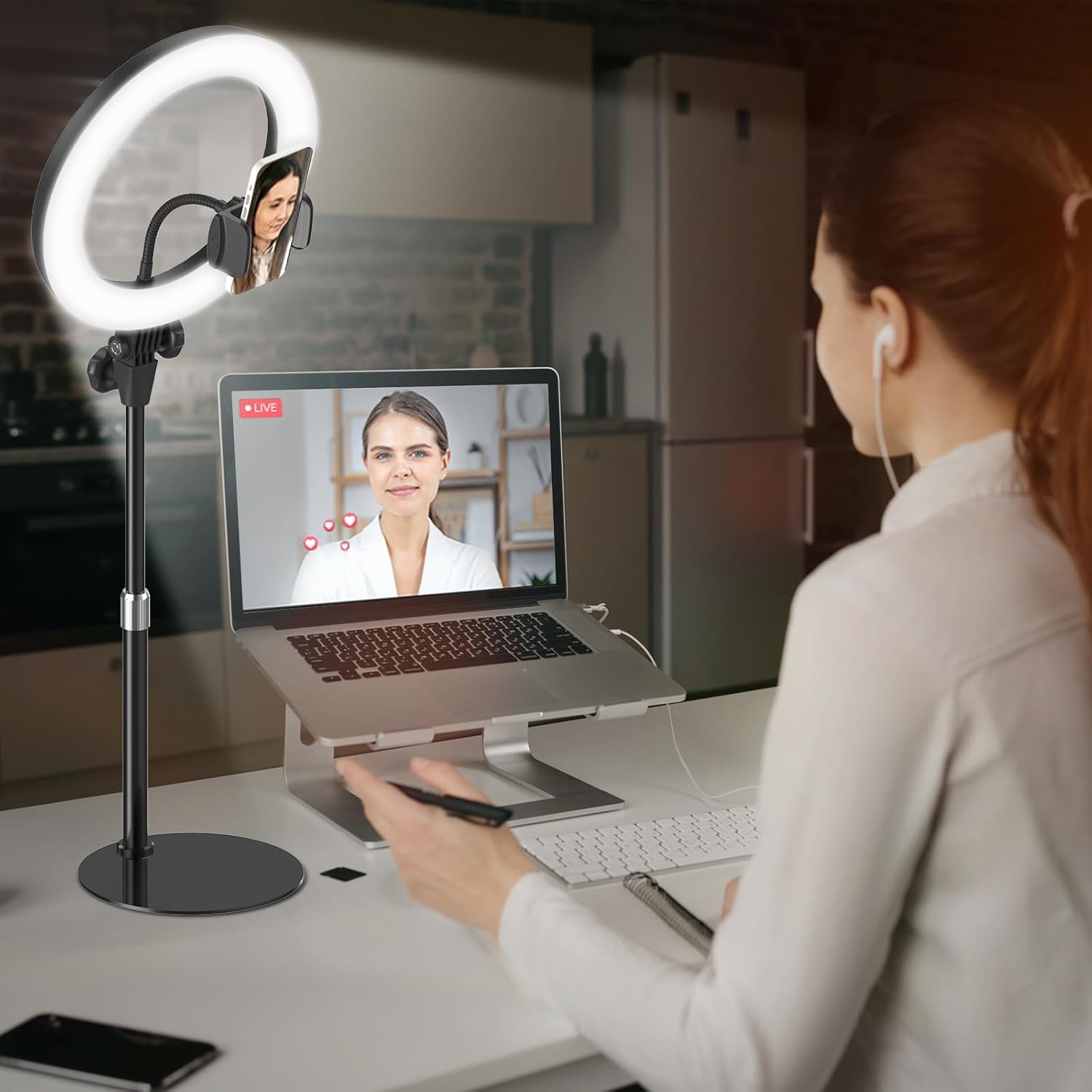 Thumbnail 6 de Evershop Upgrade 10.5" ring light for streaming